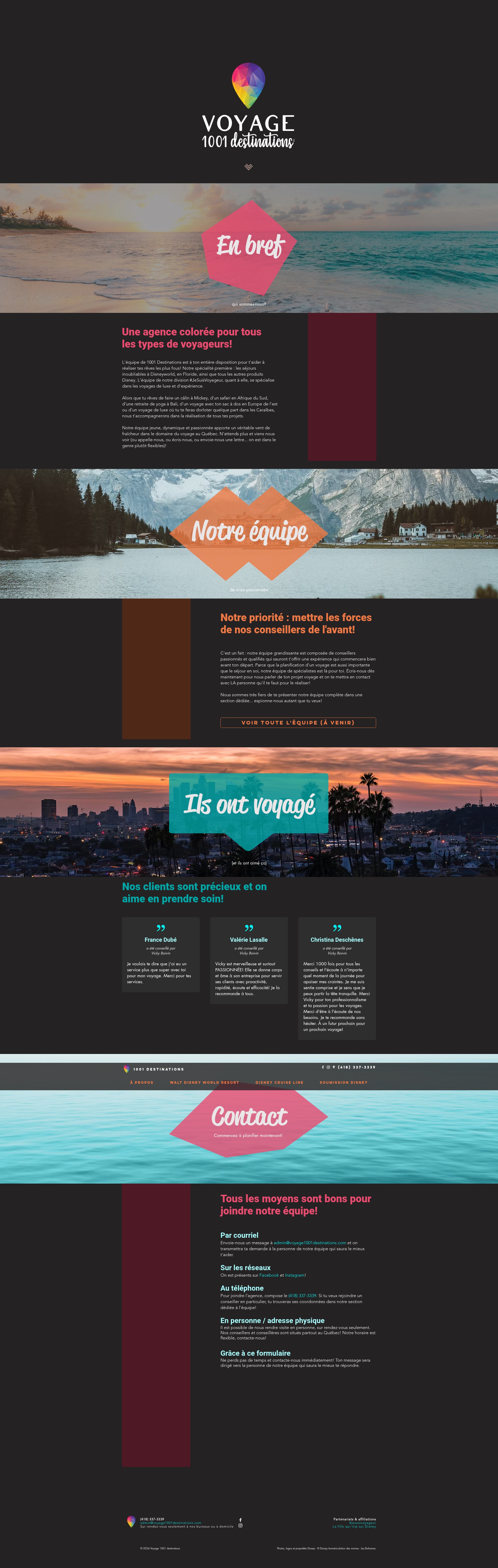 Screenshot of www.voyage1001destinations.com