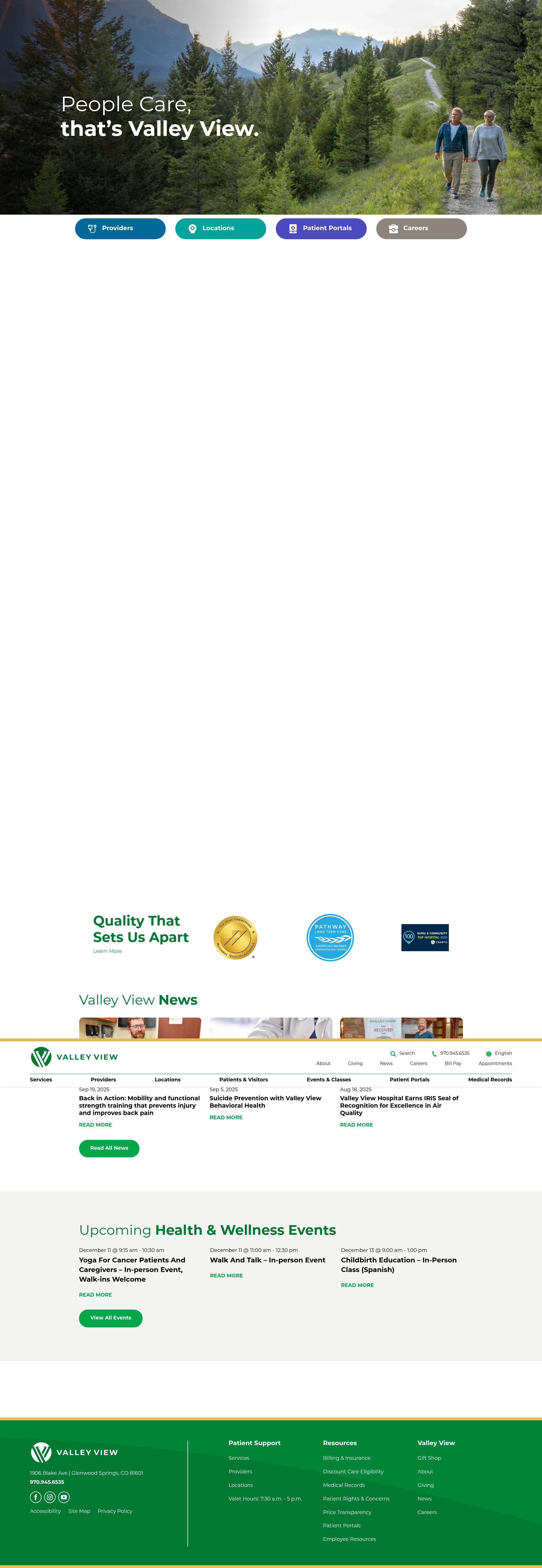 Screenshot of www.vvh.org
