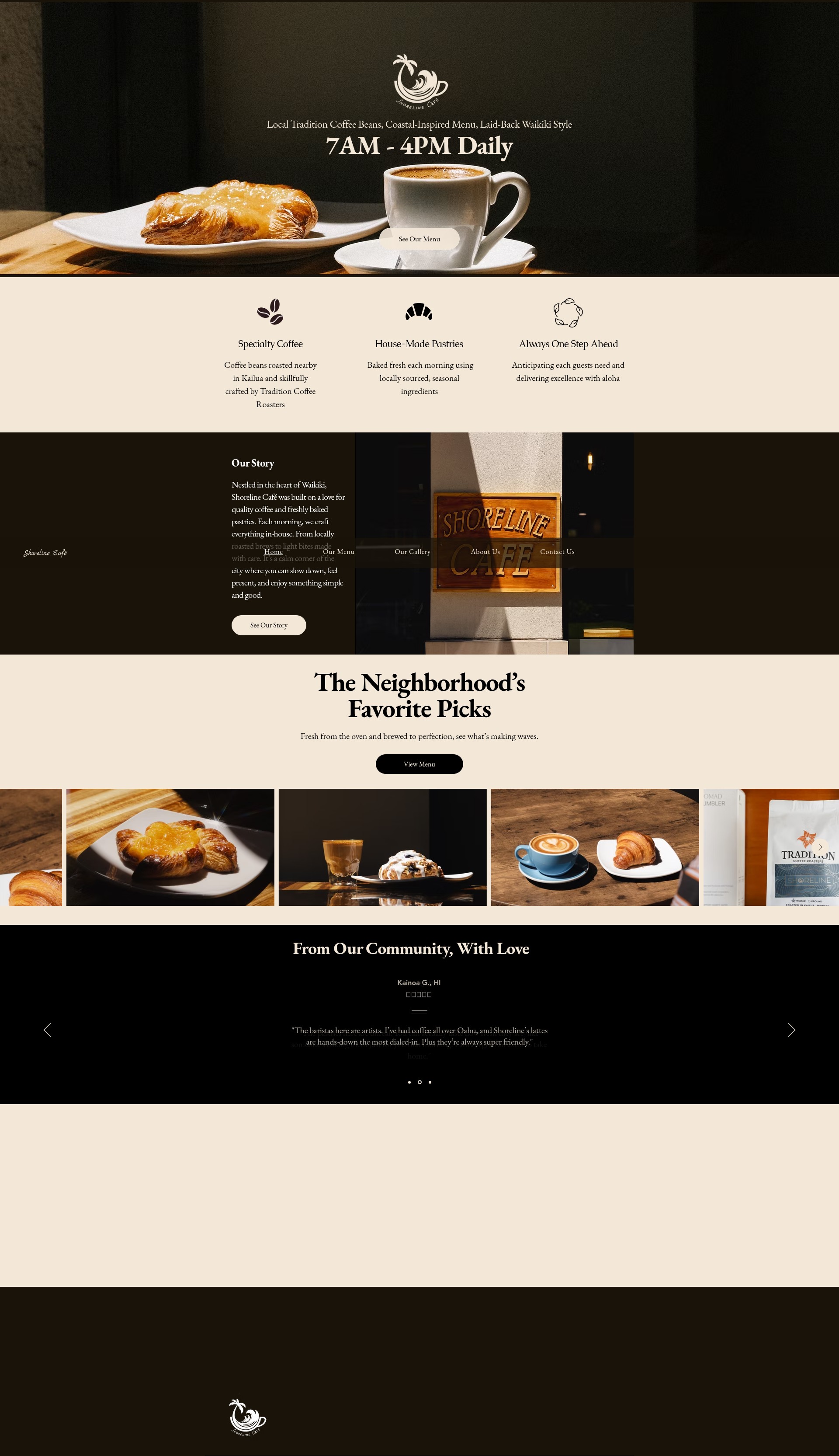 Screenshot of www.waikikishorelinecafe.com