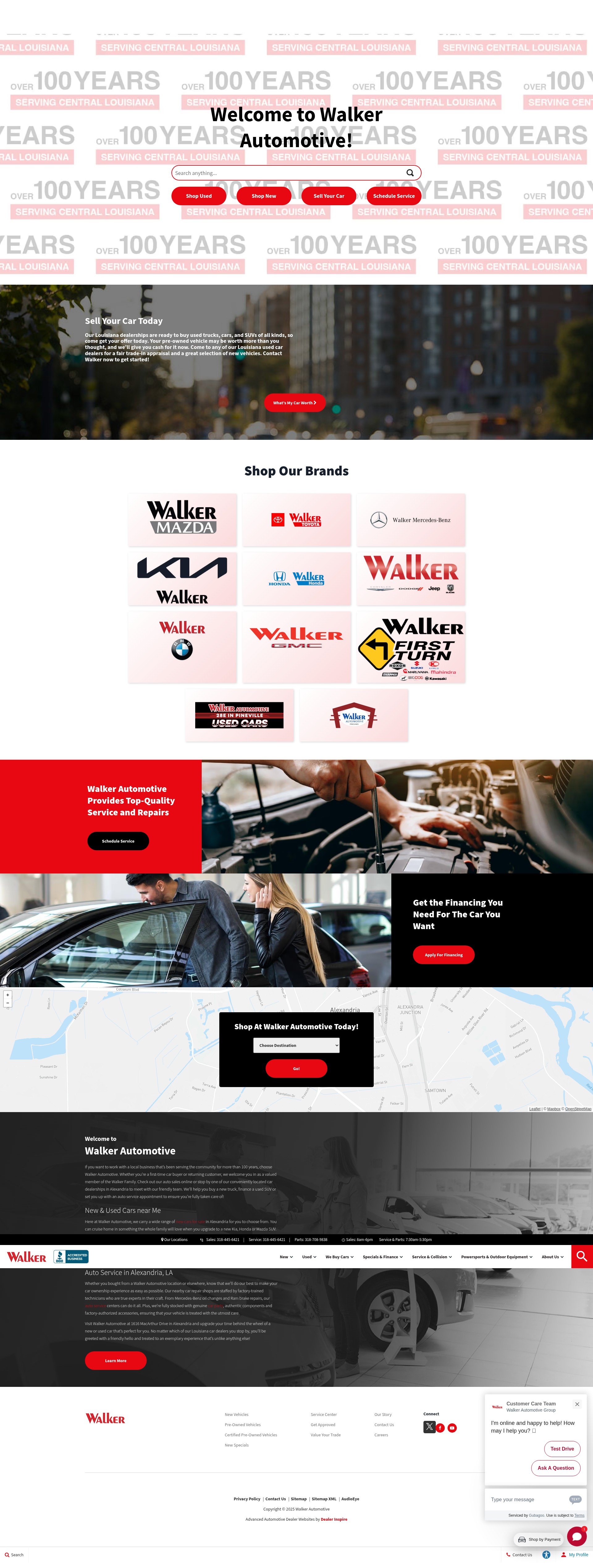 Screenshot of www.walkerautomotive.com