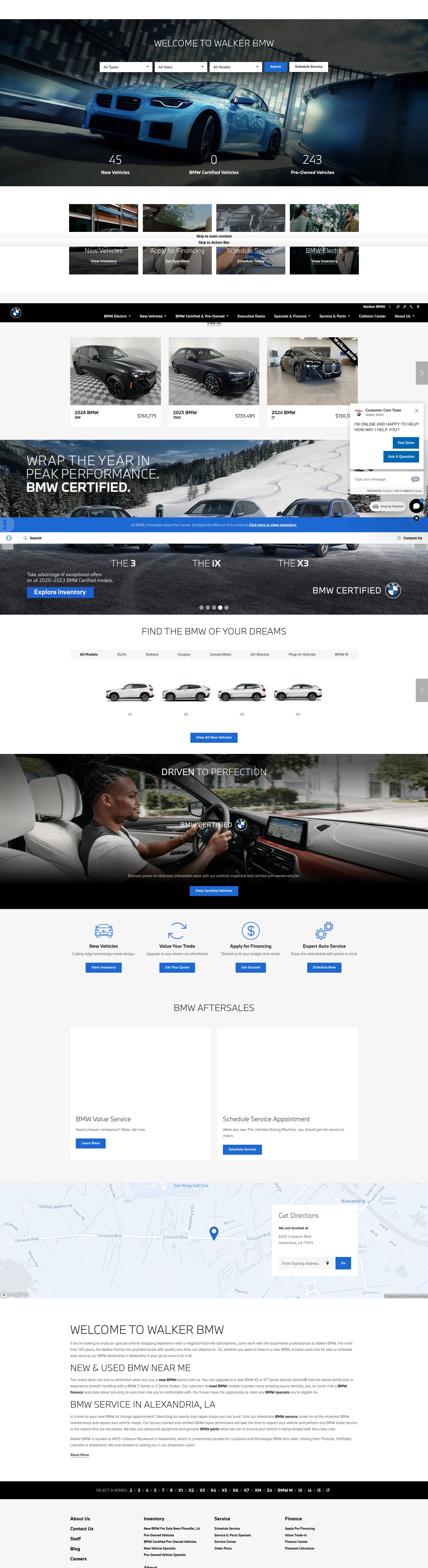 Screenshot of www.walkerbmw.com