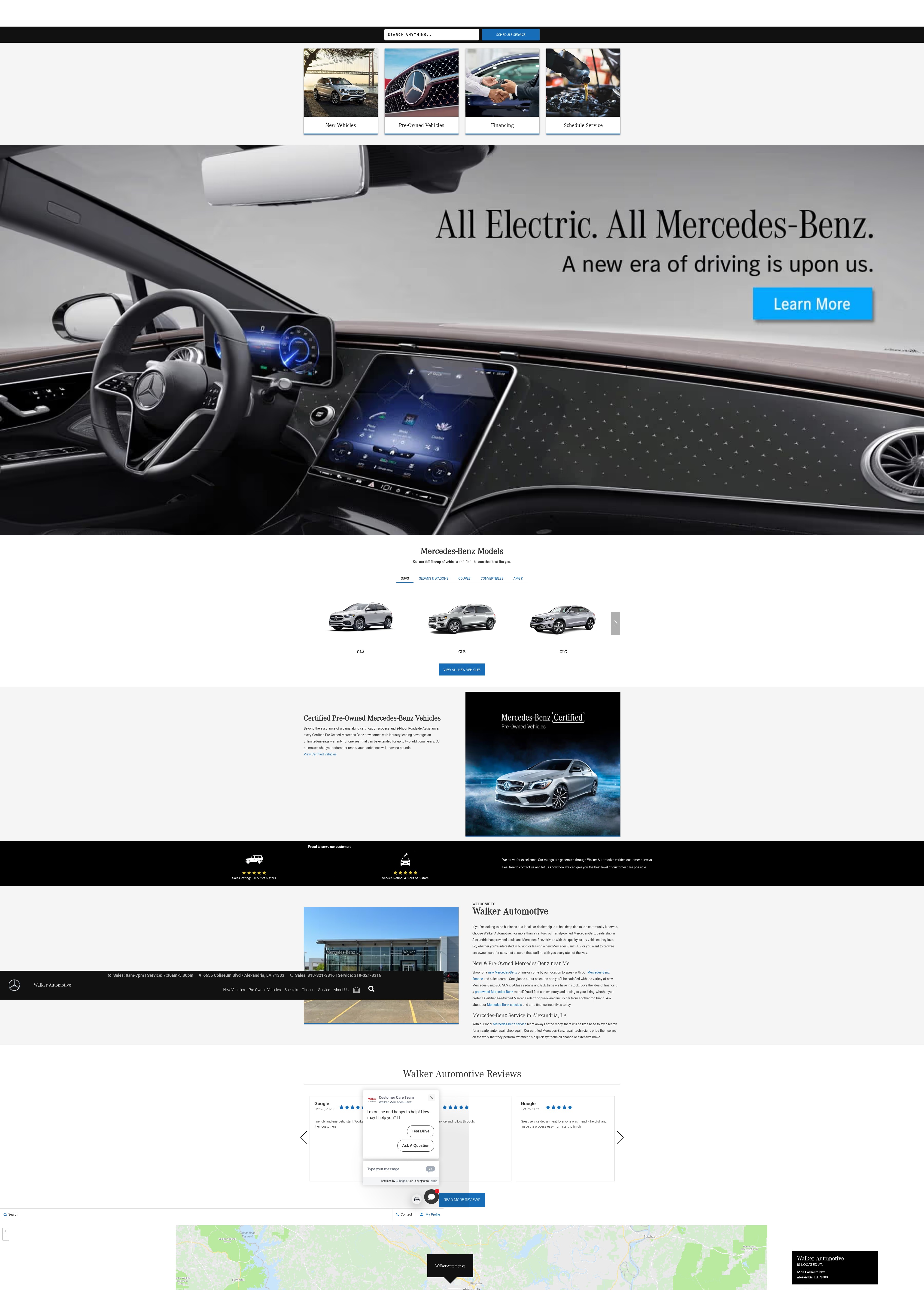 Screenshot of www.walkermercedes.com