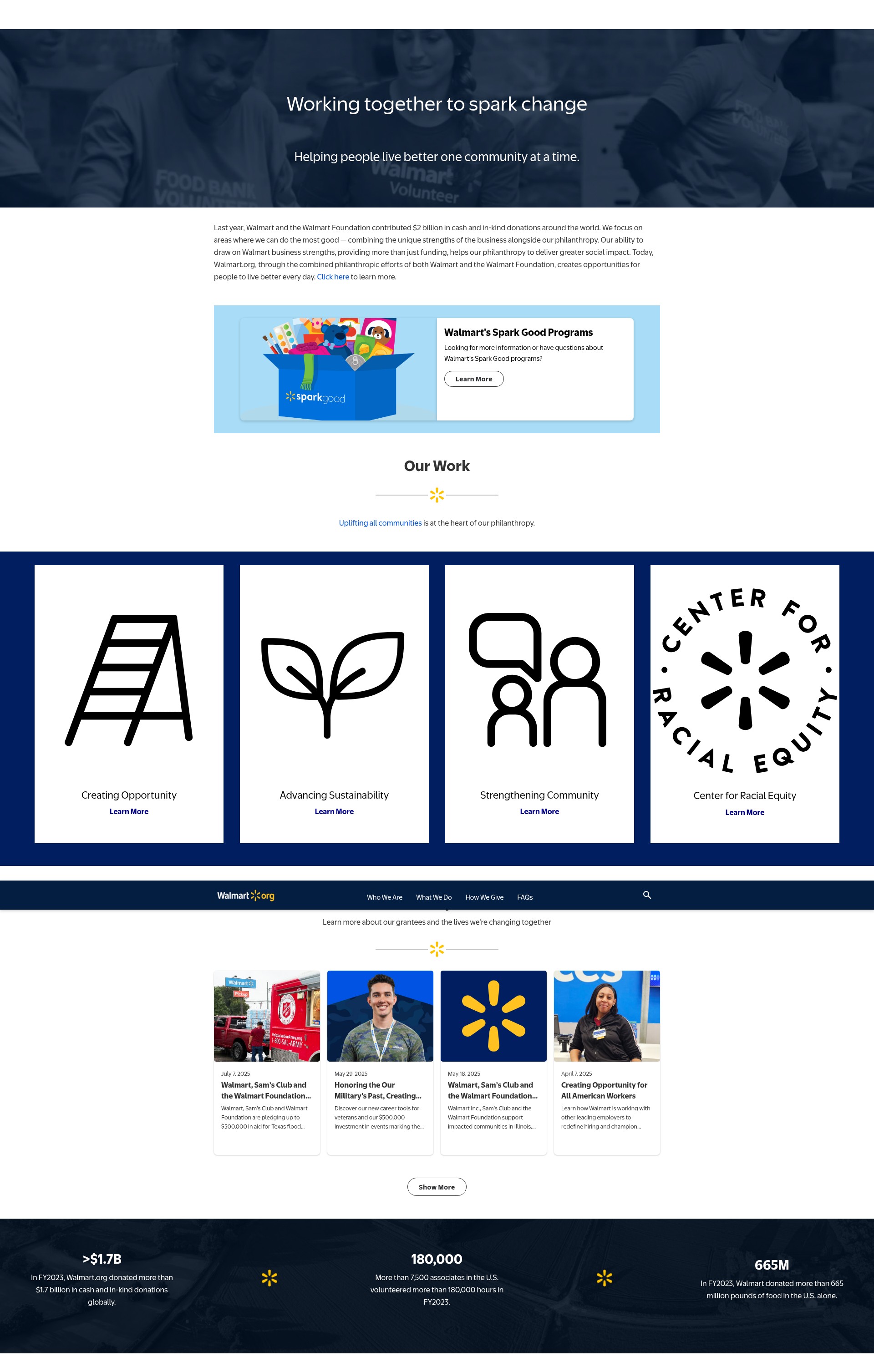 Screenshot of www.walmart.org