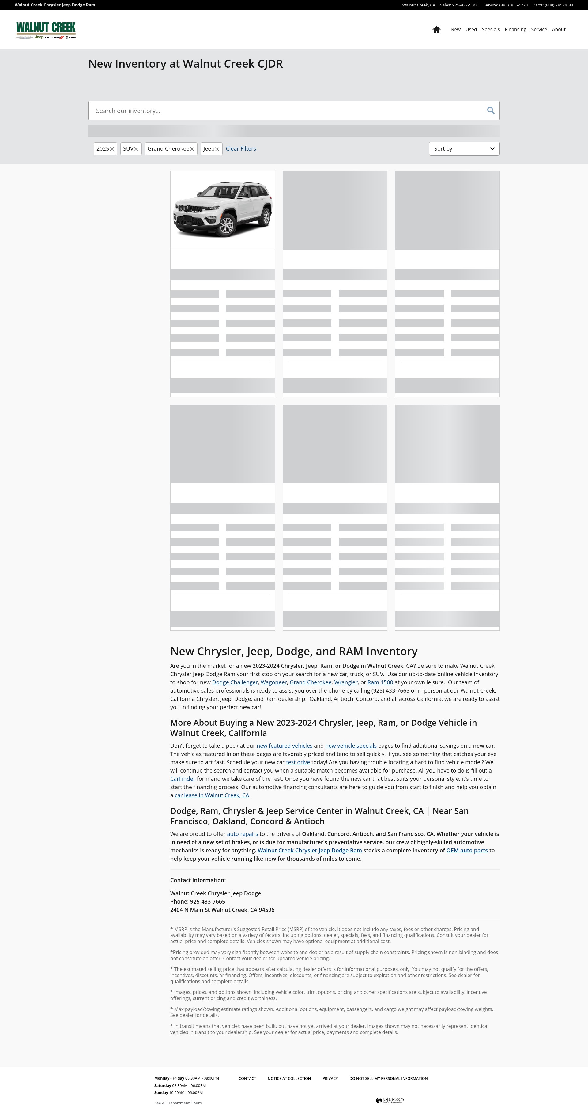 Screenshot of www.walnutcreekcjdr.com
