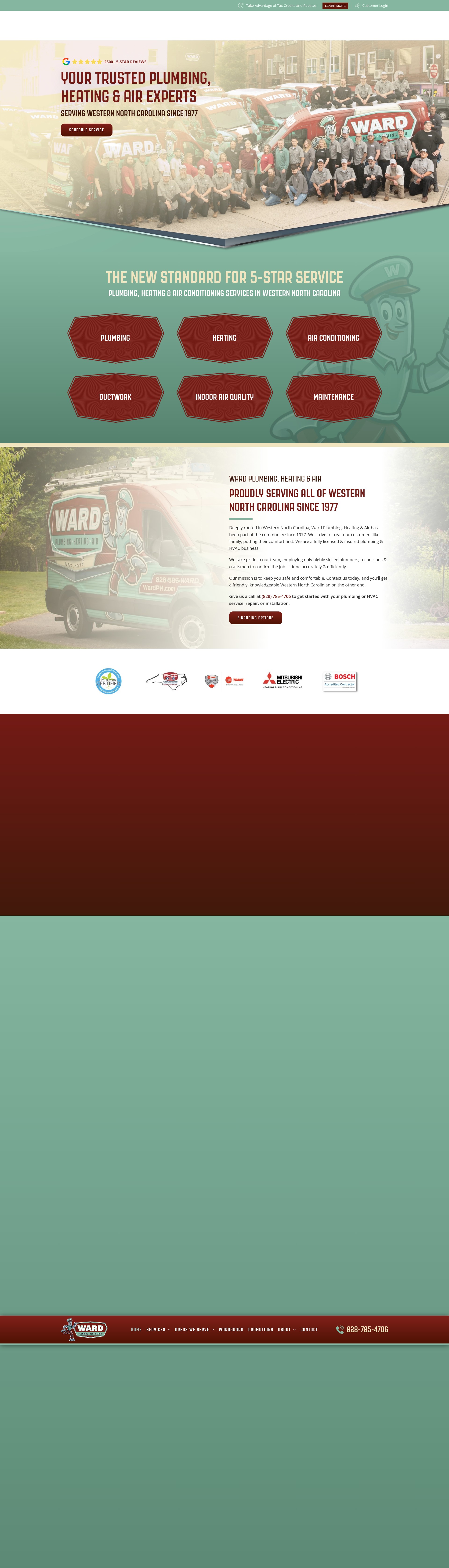 Screenshot of www.wardph.com