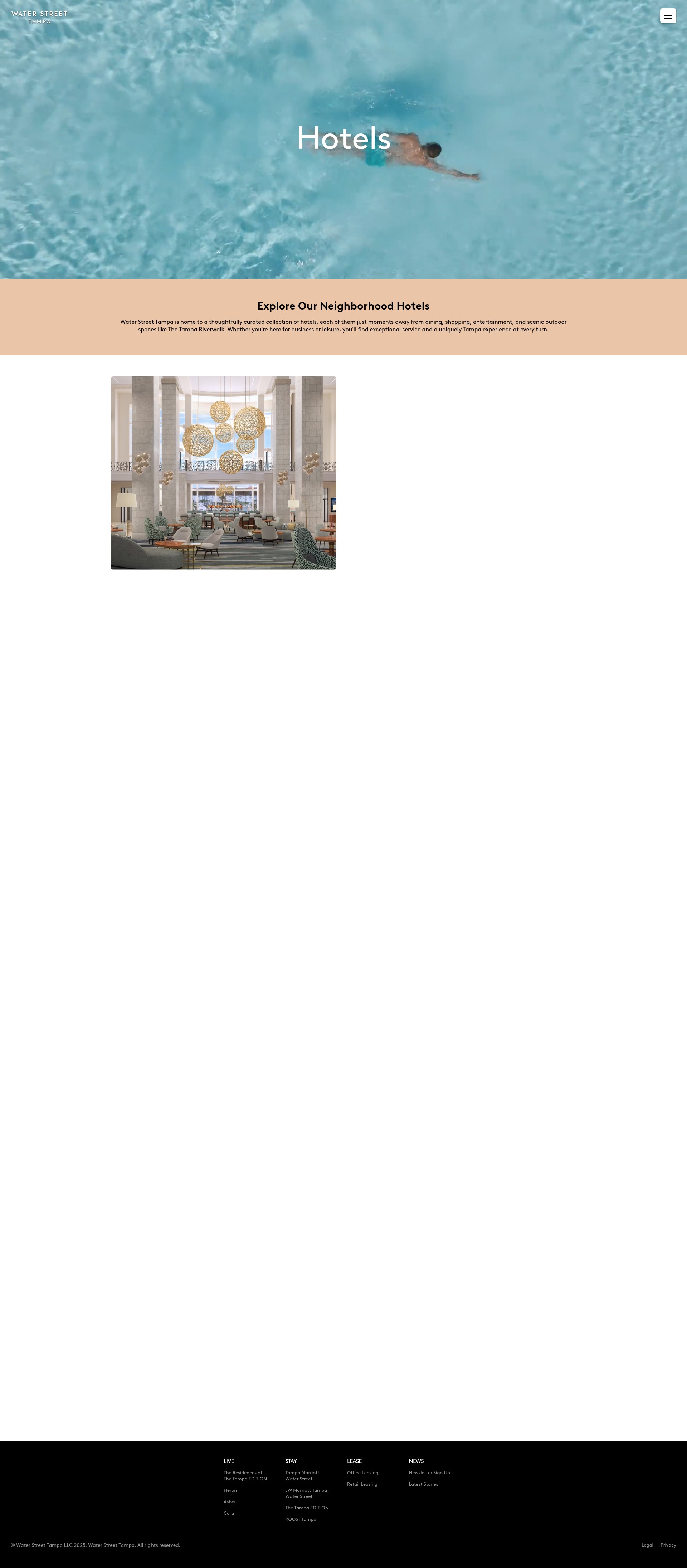 Screenshot of www.waterstreettampa.com