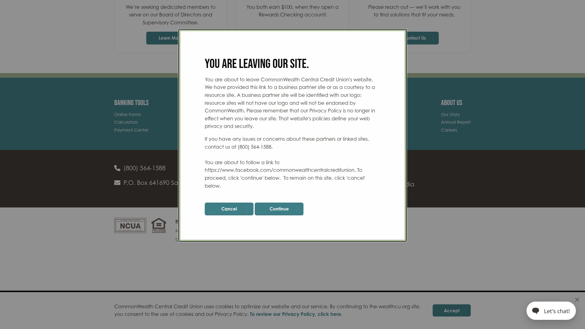 Screenshot of www.wealthcu.org