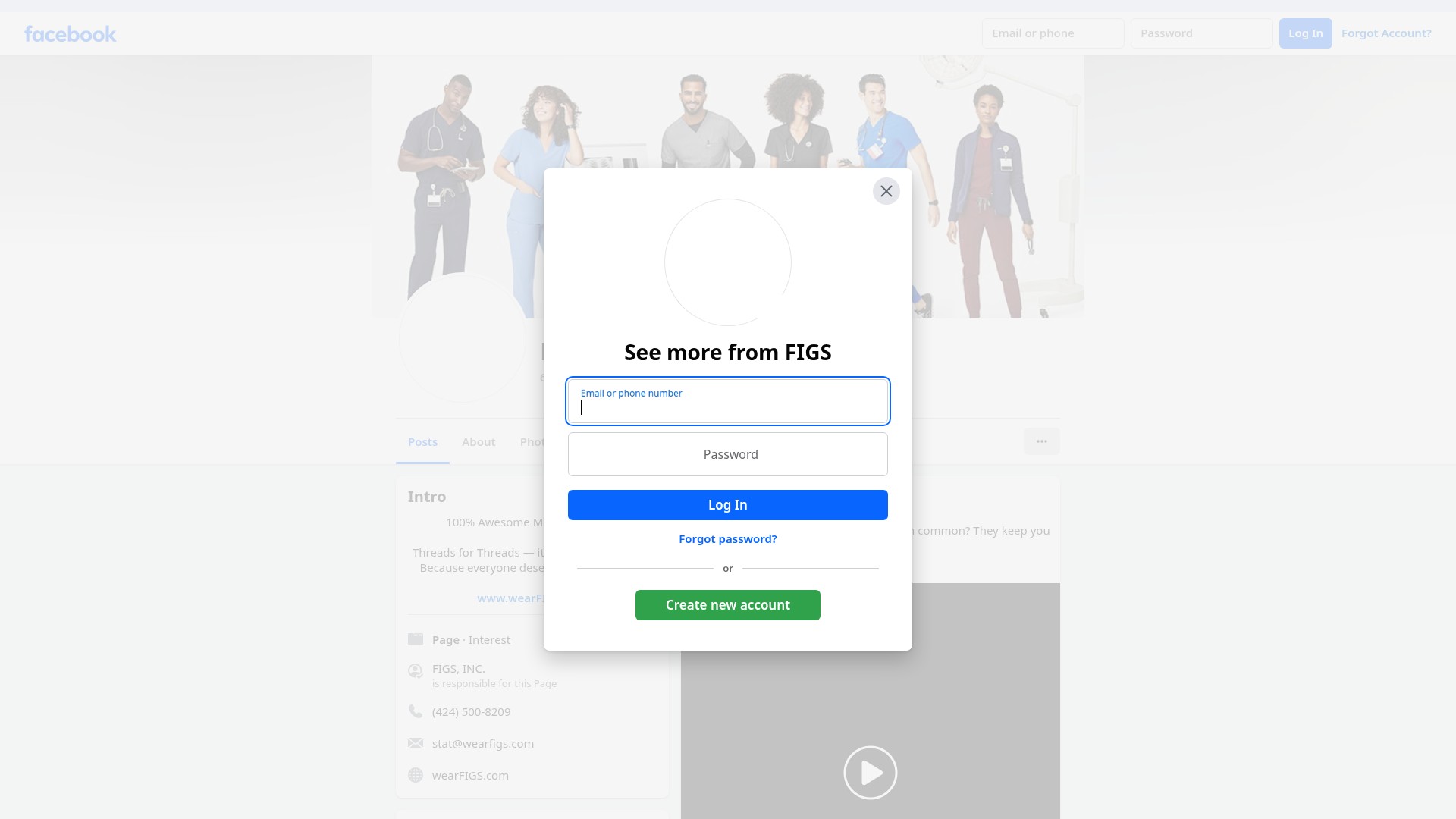 Screenshot of www.wearfigs.com