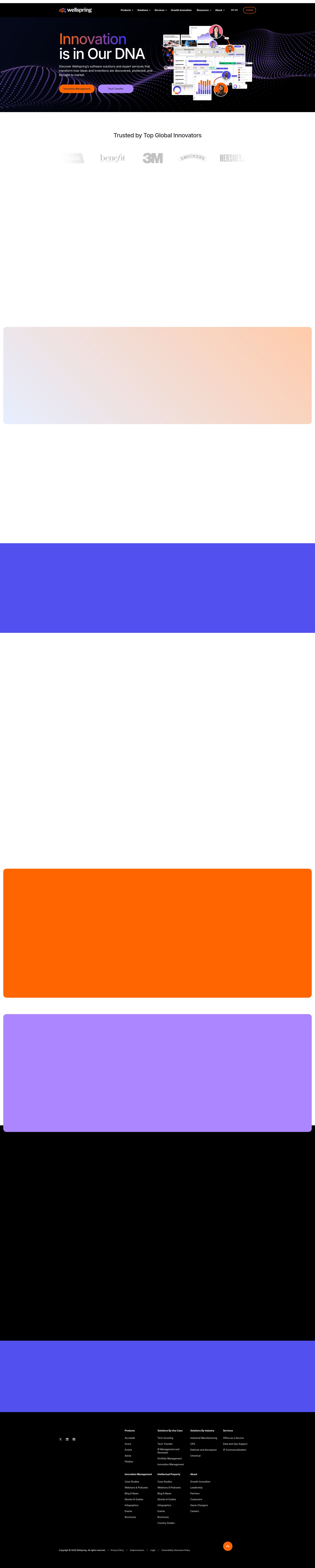 Screenshot of www.wellspring.com