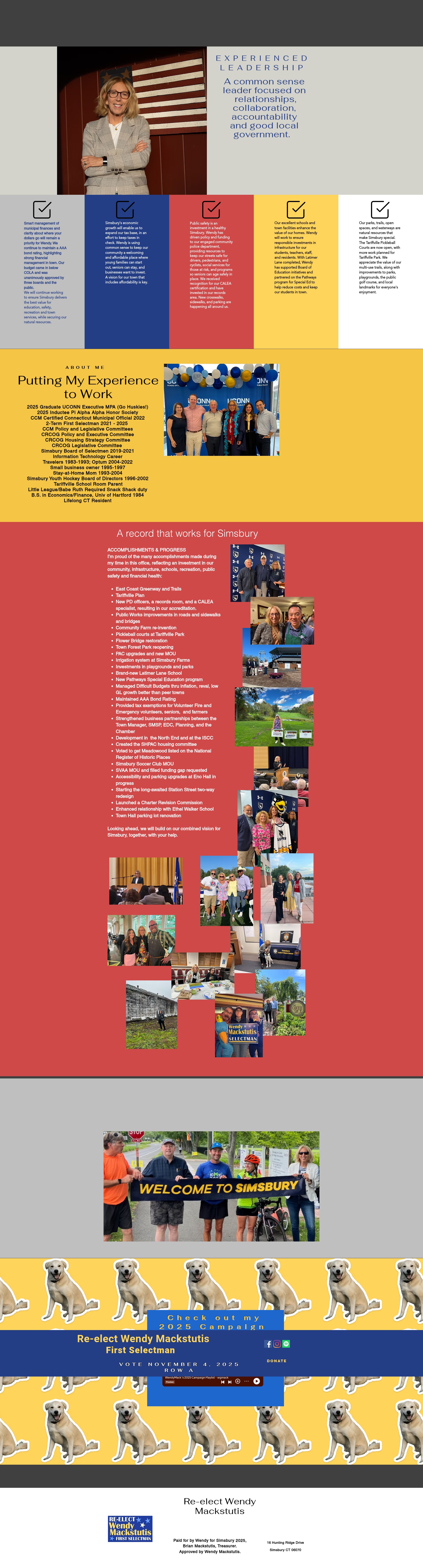 Screenshot of www.wendyforsimsbury.com