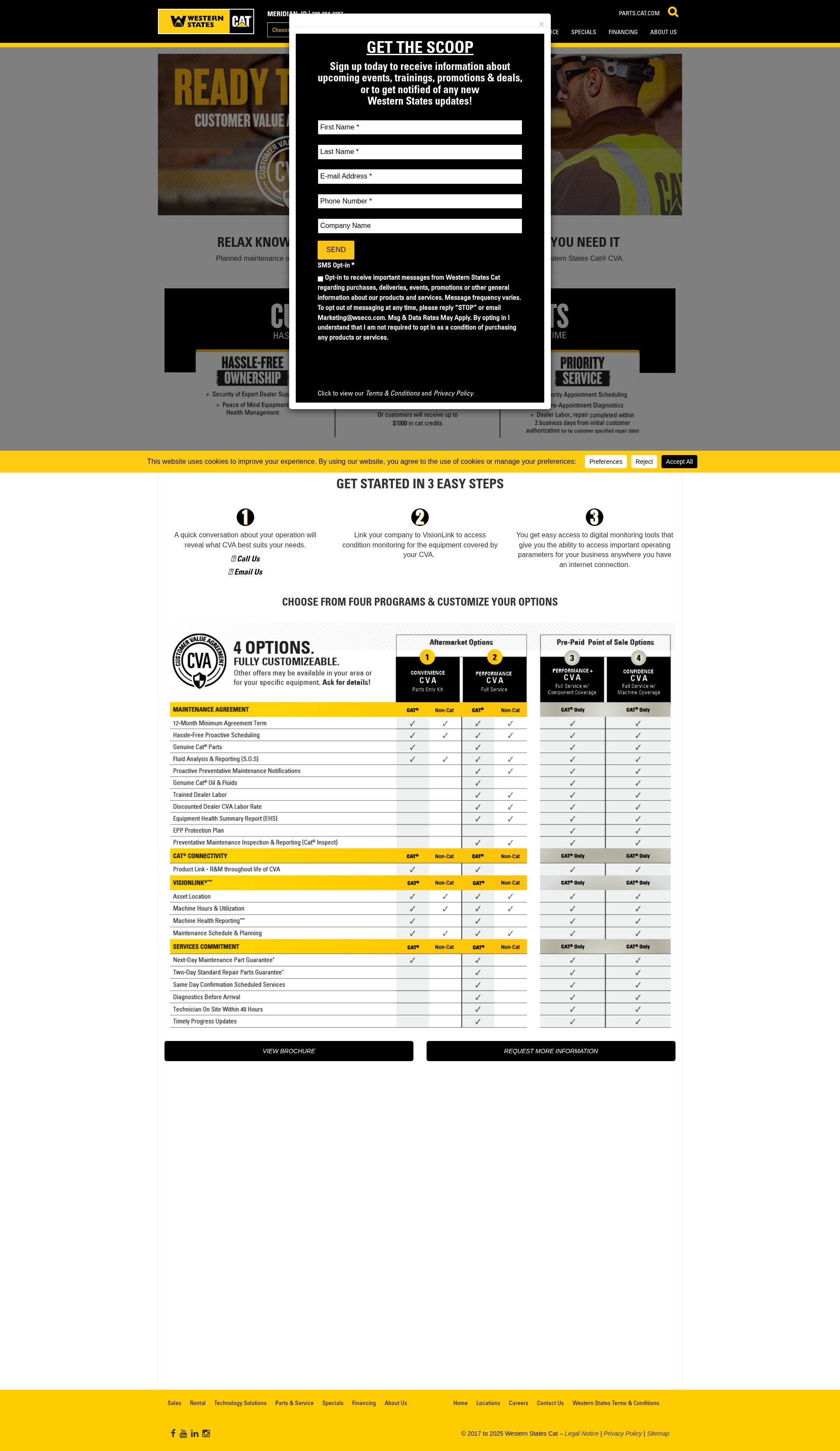 Screenshot of www.westernstatescat.com