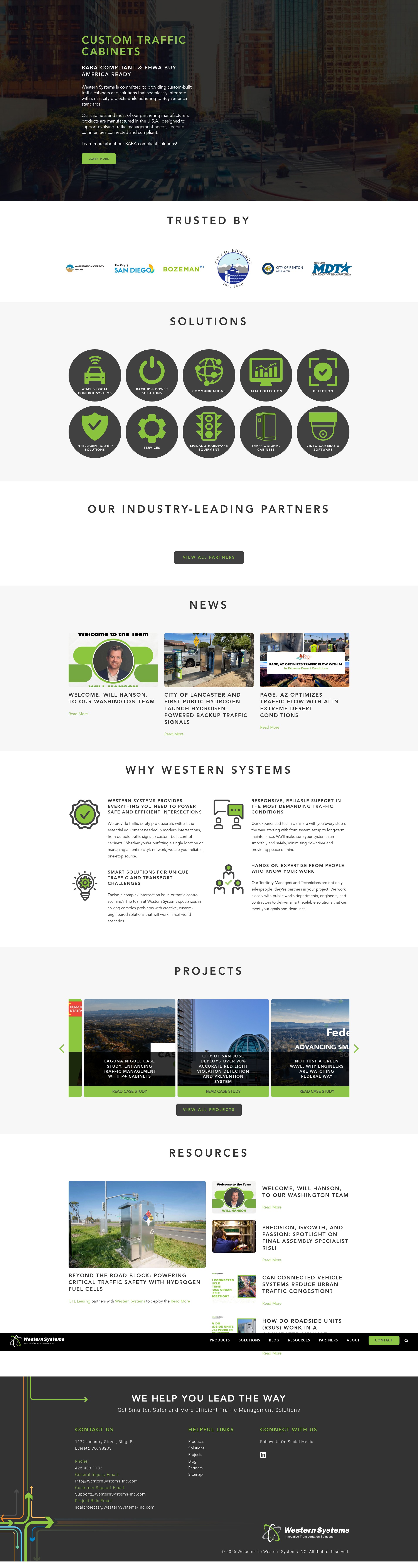 Screenshot of www.westernsystems-inc.com