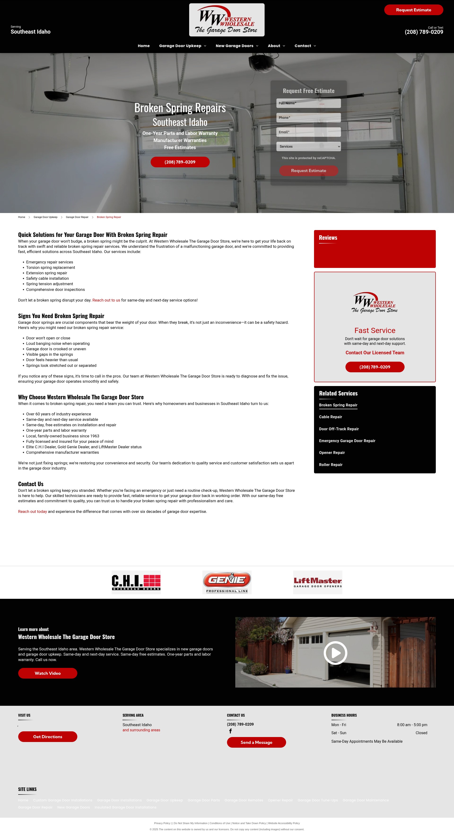 Screenshot of www.westernwholesaleid.com