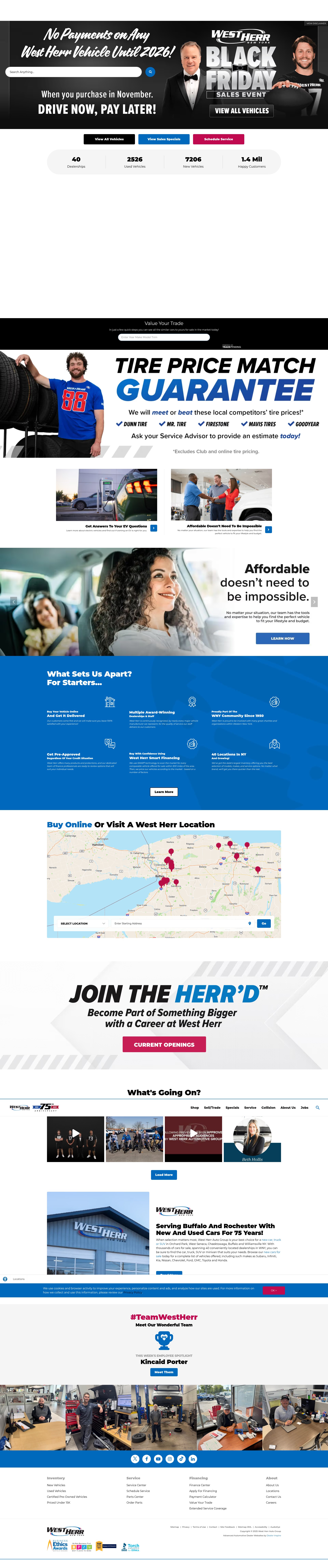 Screenshot of www.westherr.com
