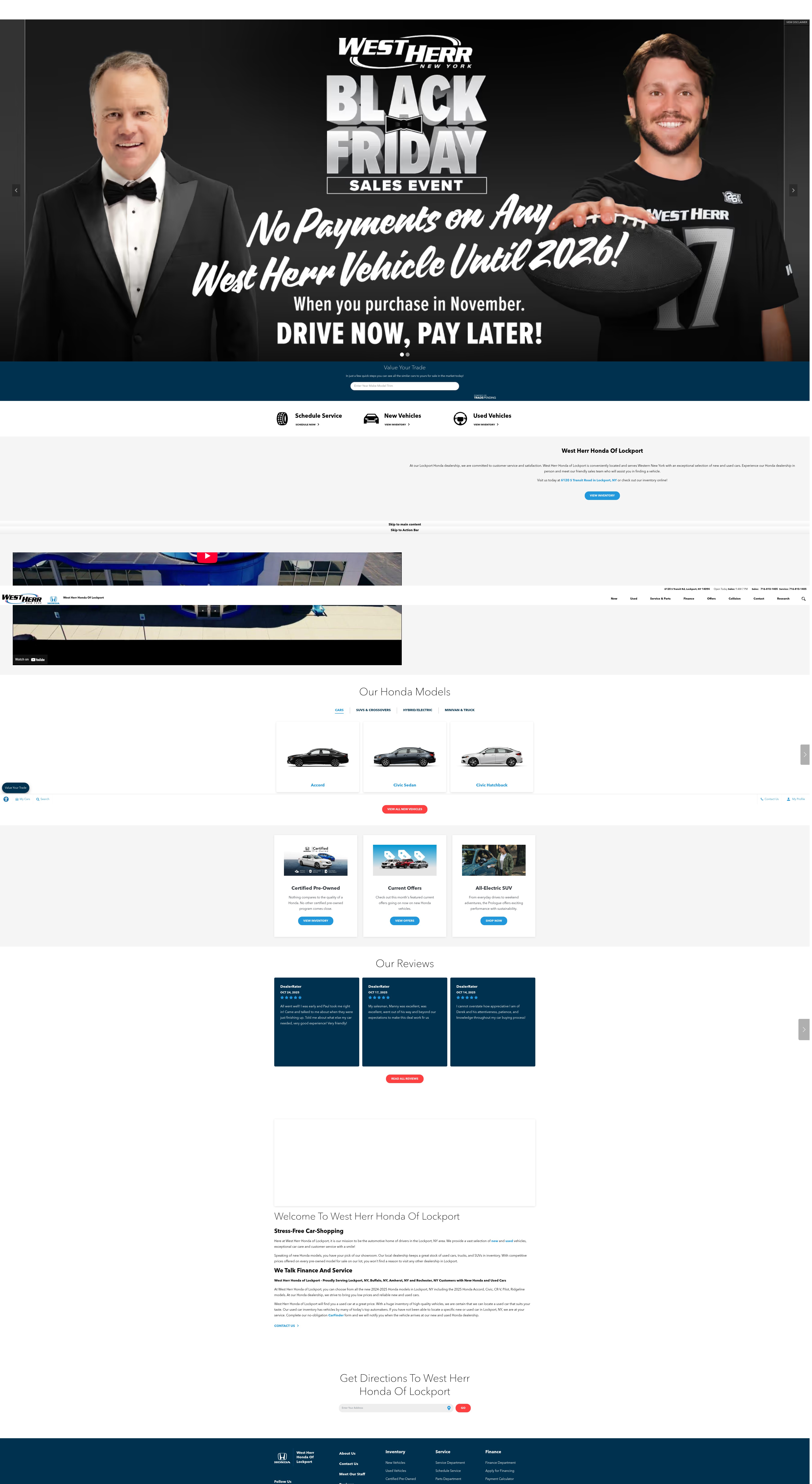 Screenshot of www.westherrhonda.com