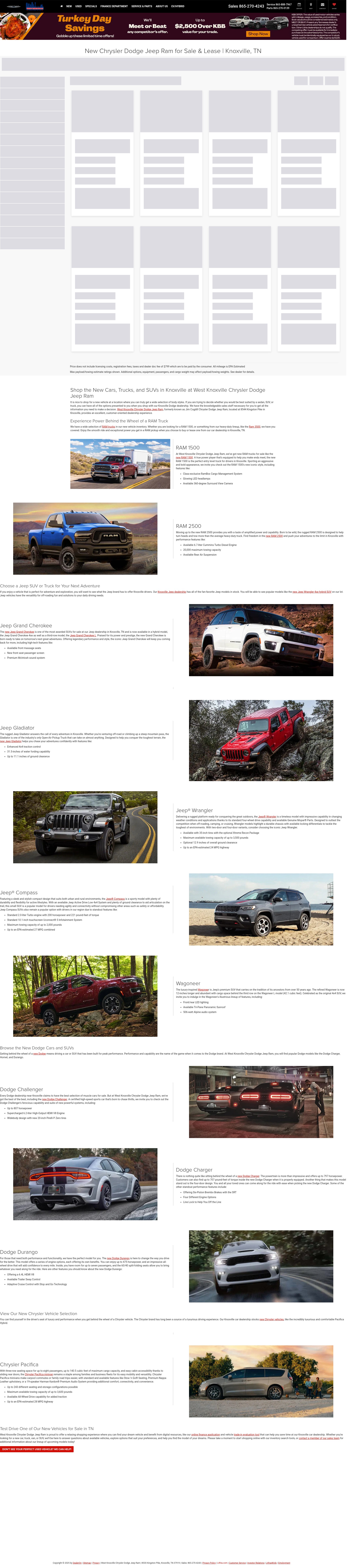 Screenshot of www.westknoxvillecjd.com
