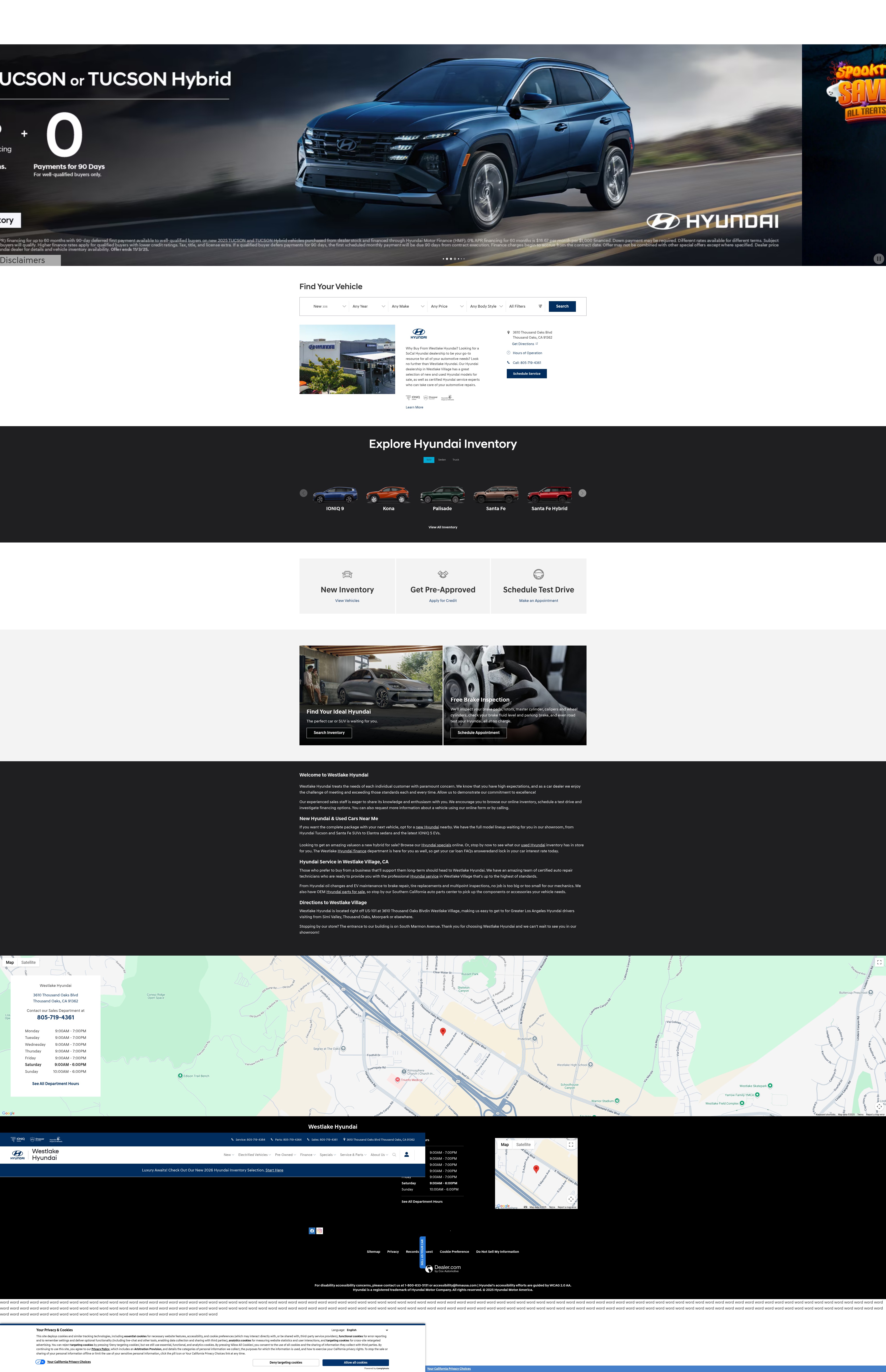 Screenshot of www.westlakehyundai.com