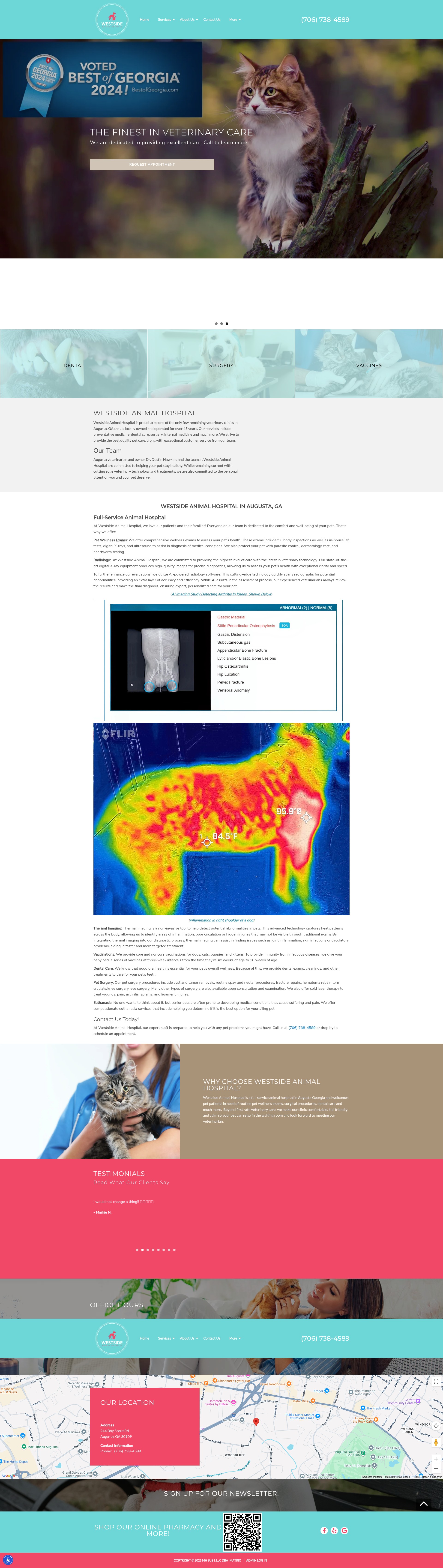 Screenshot of www.westsideaugustavet.com