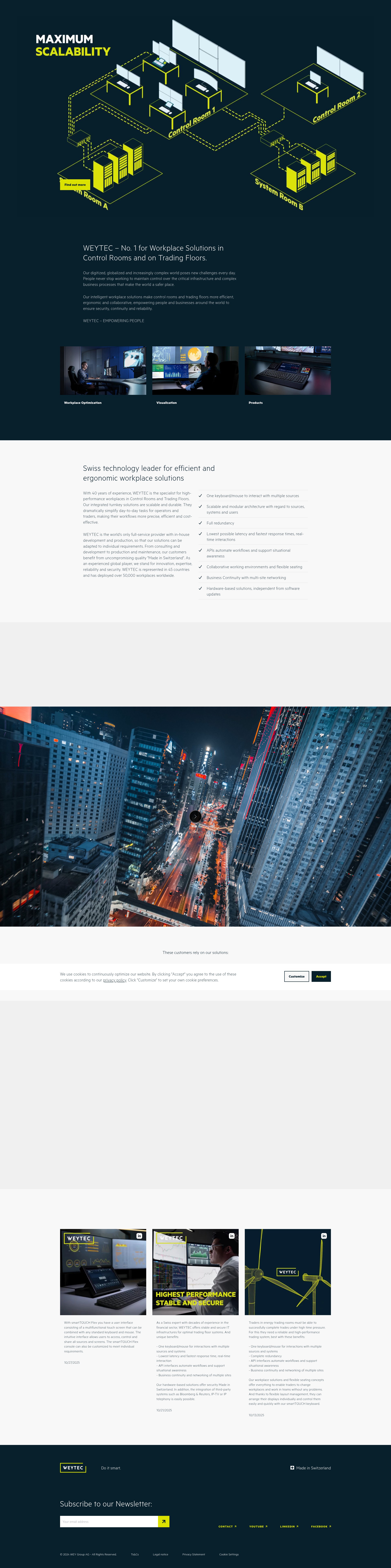 Screenshot of www.weytec.com