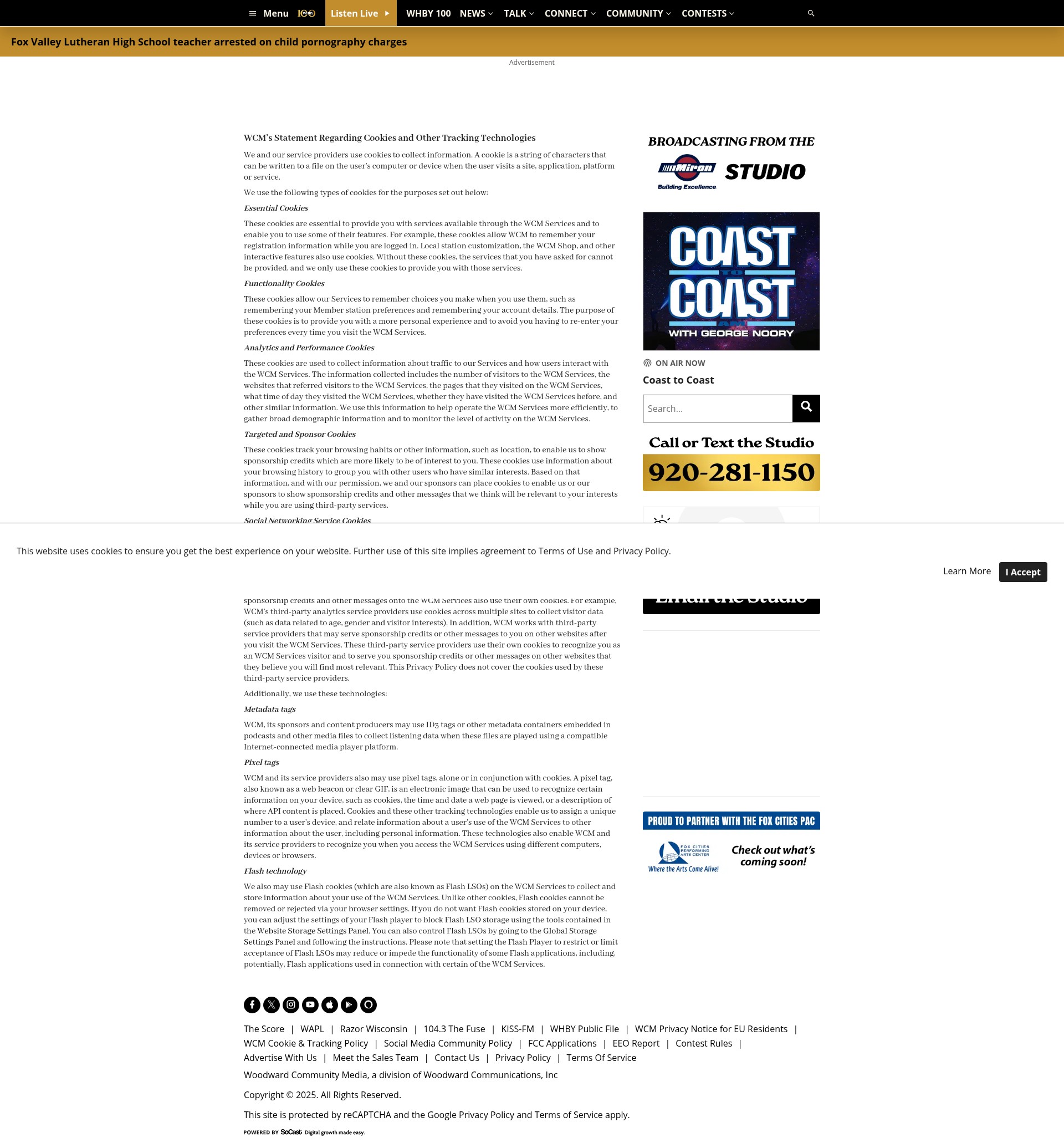 Screenshot of www.whby.com