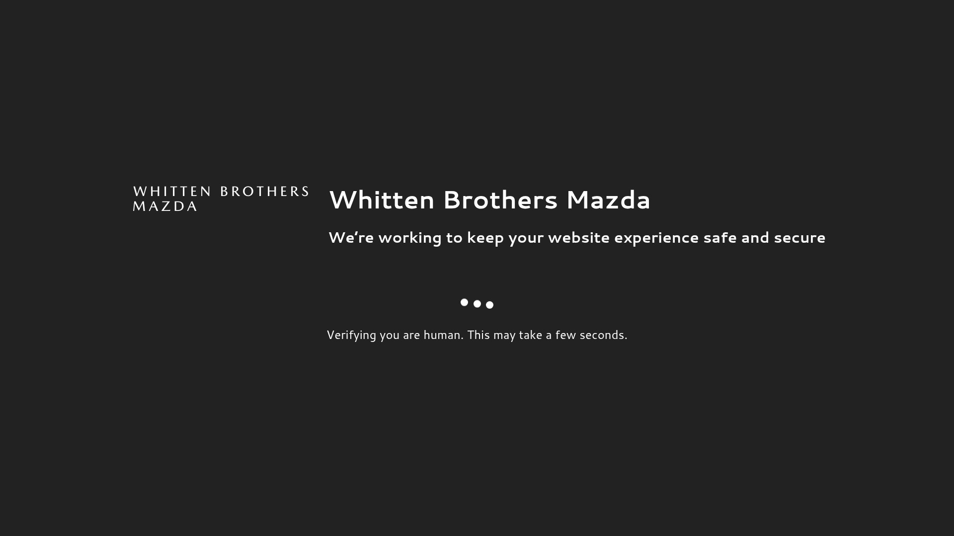 Screenshot of www.whittenmazda.com