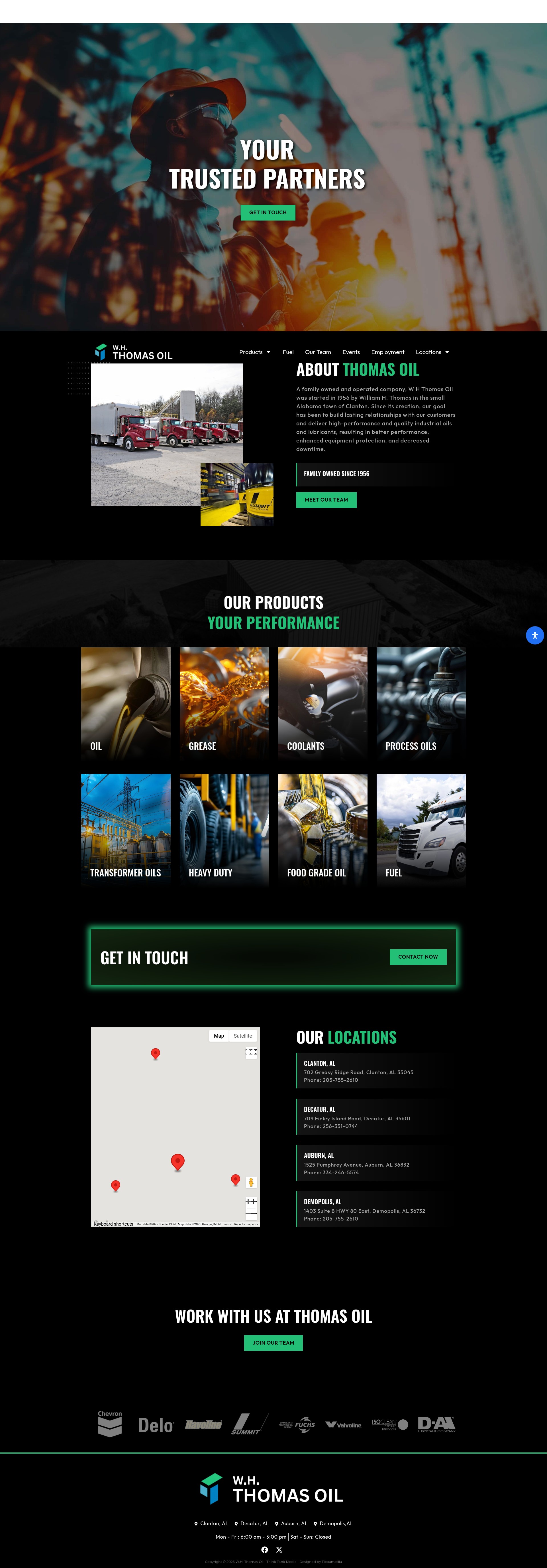Screenshot of www.whthomasoil.com