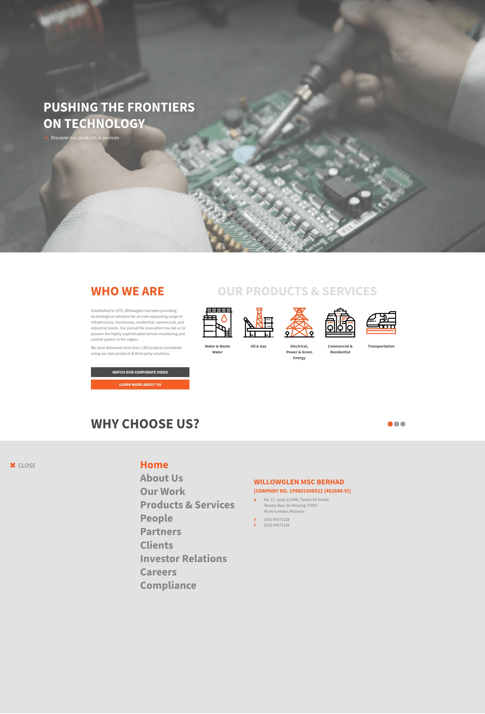 Screenshot of www.willowglen.com.my