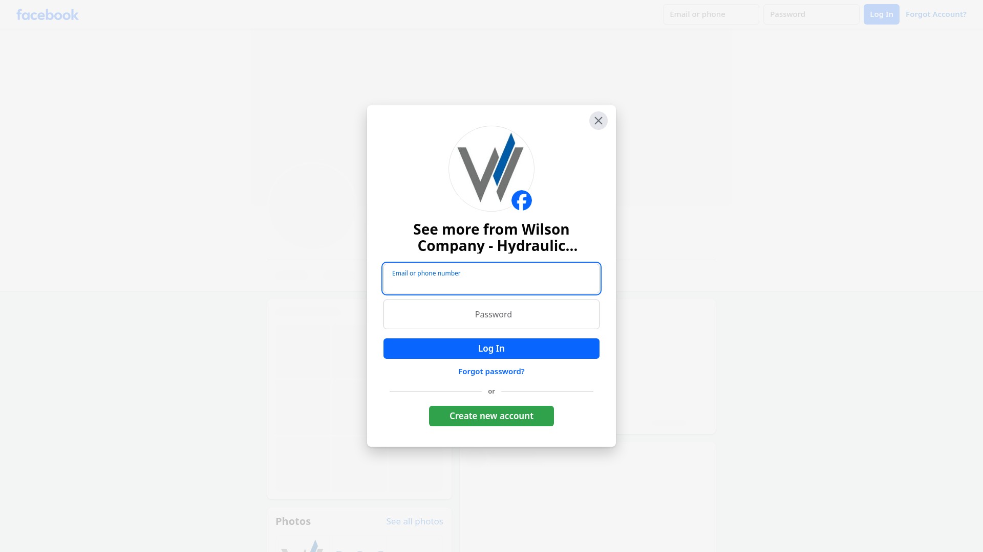 Screenshot of www.wilson-company.com