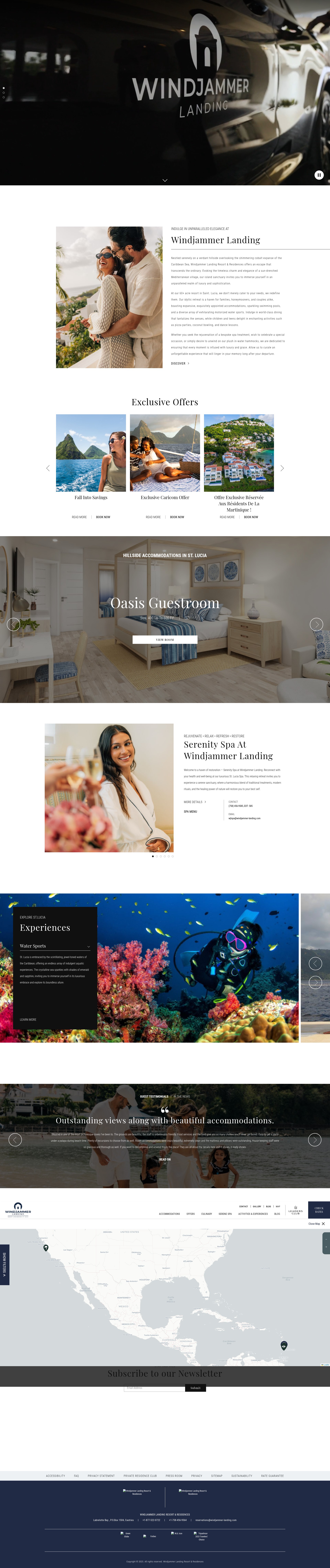 Screenshot of www.windjammer-landing.com