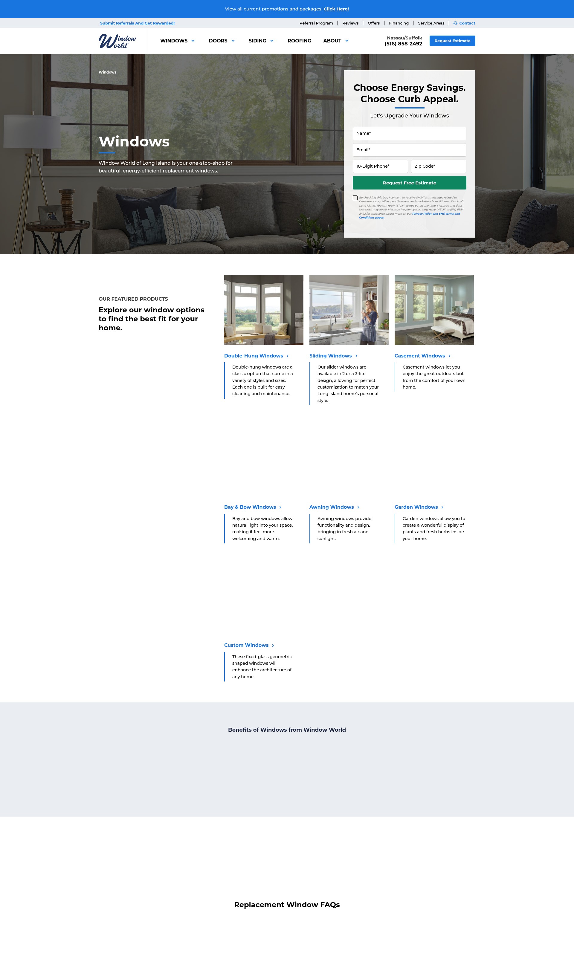 Screenshot of www.windowworldlongisland.com