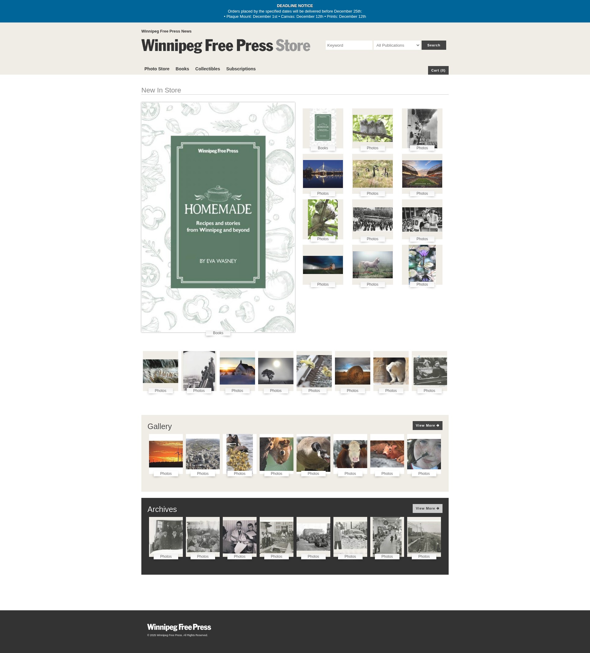 Screenshot of www.winnipegfreepress.com