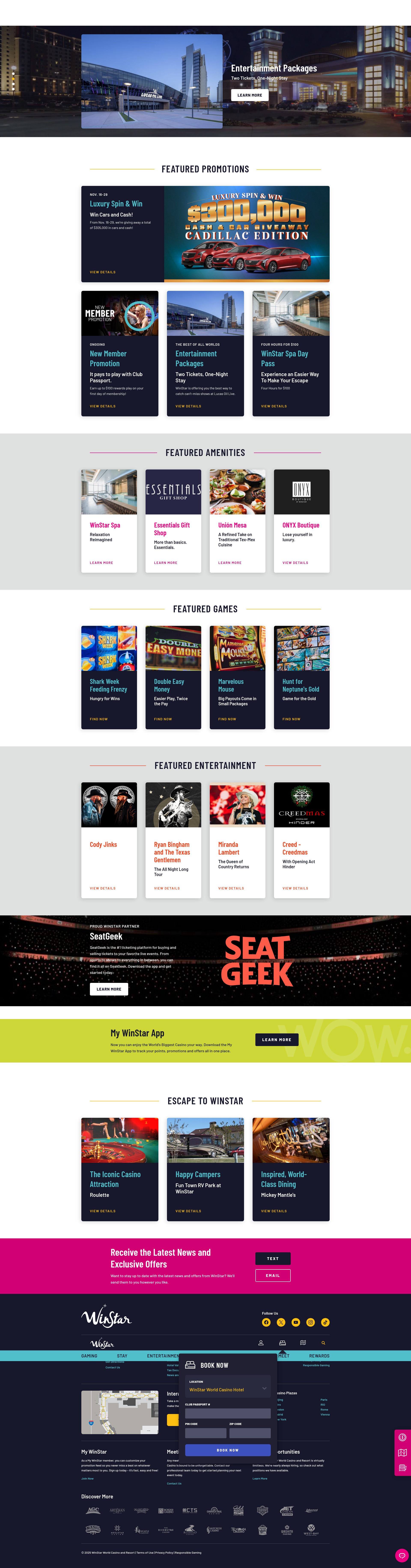 Screenshot of www.winstar.com