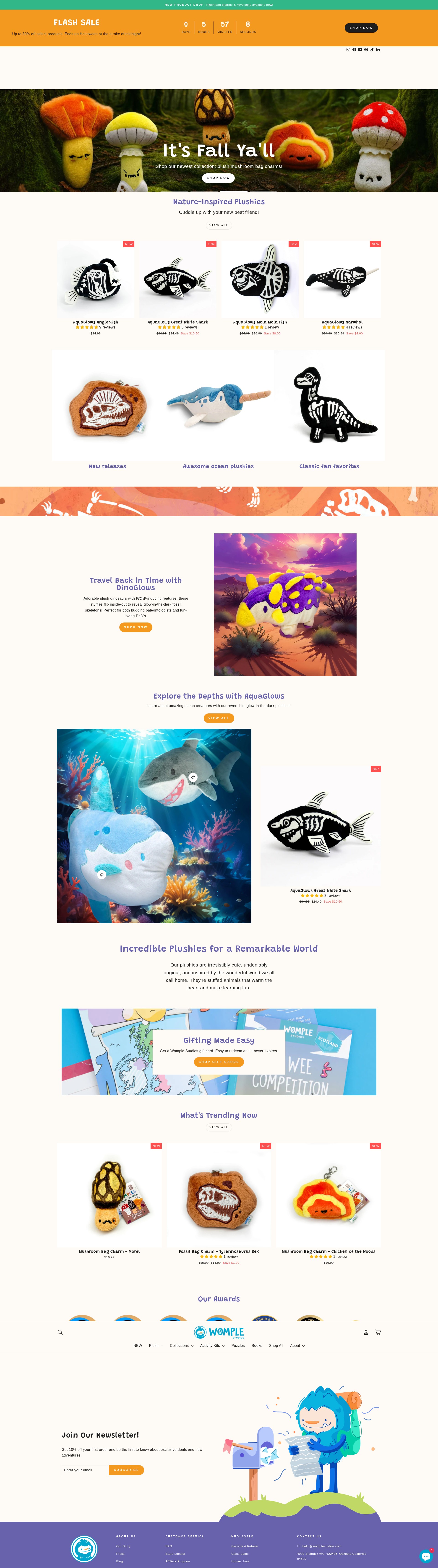 Screenshot of www.womplestudios.com