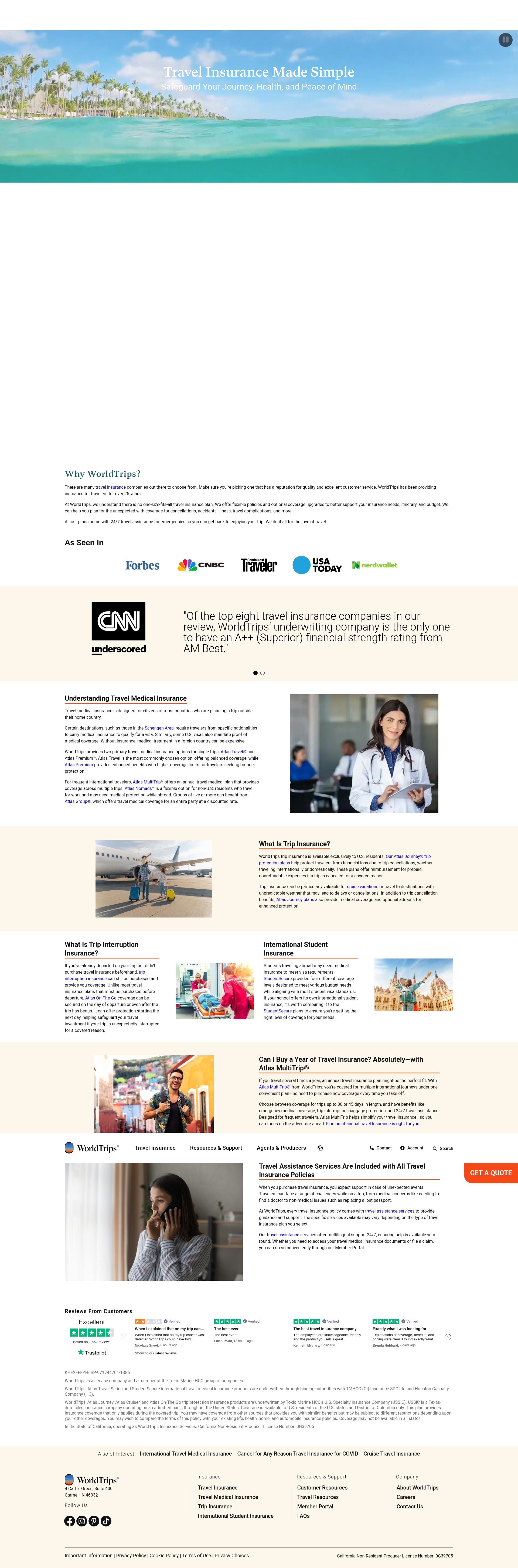 Screenshot of www.worldtrips.com