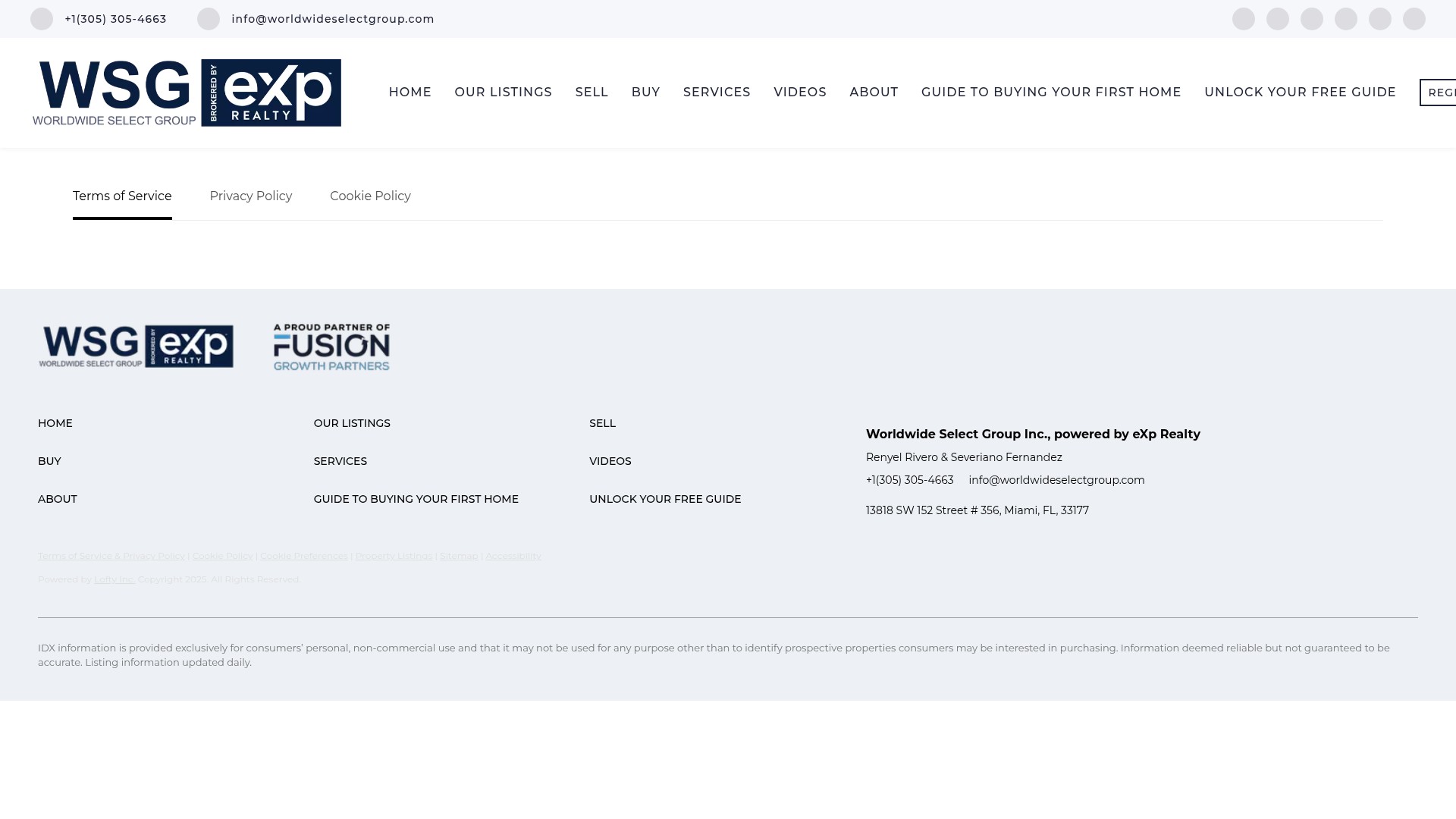 Screenshot of www.worldwideselectgroup.com