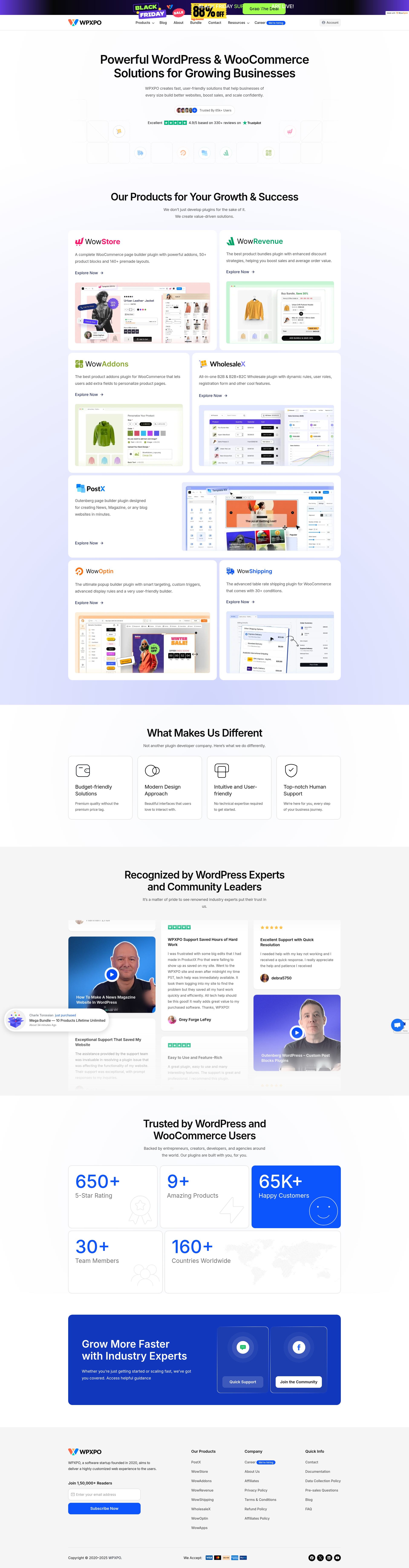 Screenshot of www.wpxpo.com