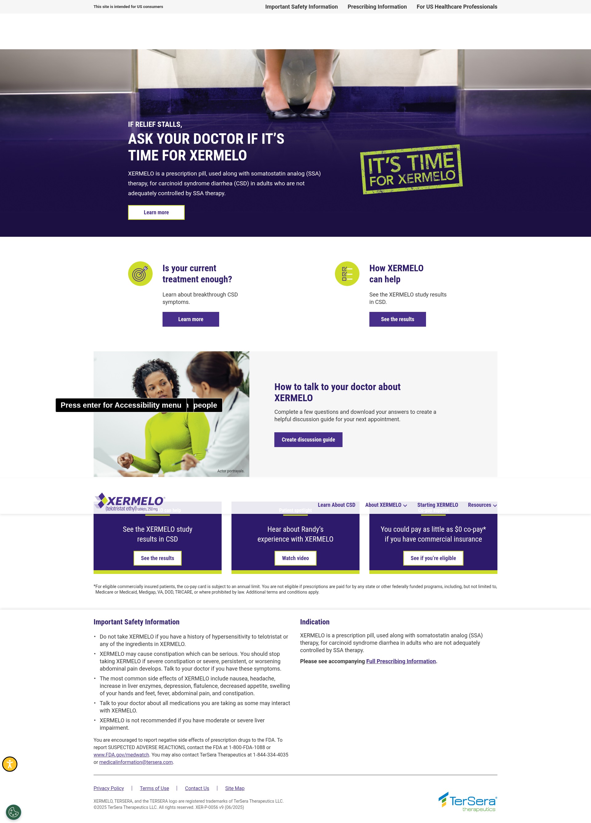 Screenshot of www.xermelo.com
