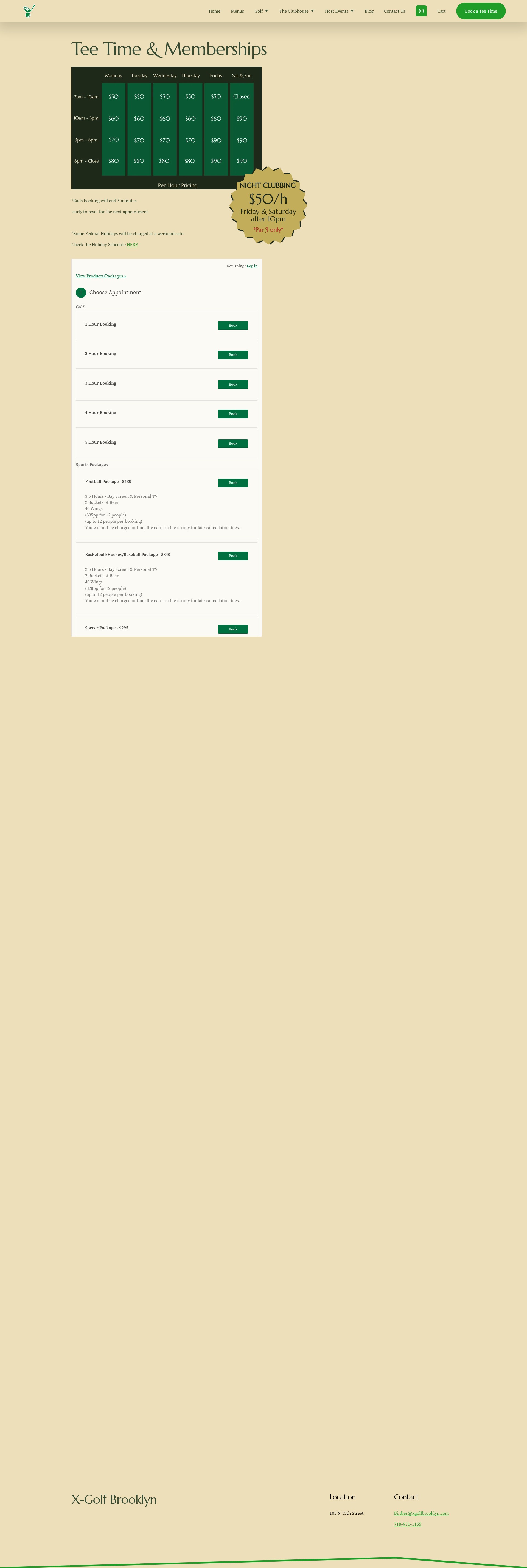 Screenshot of www.xgolfbrooklyn.com
