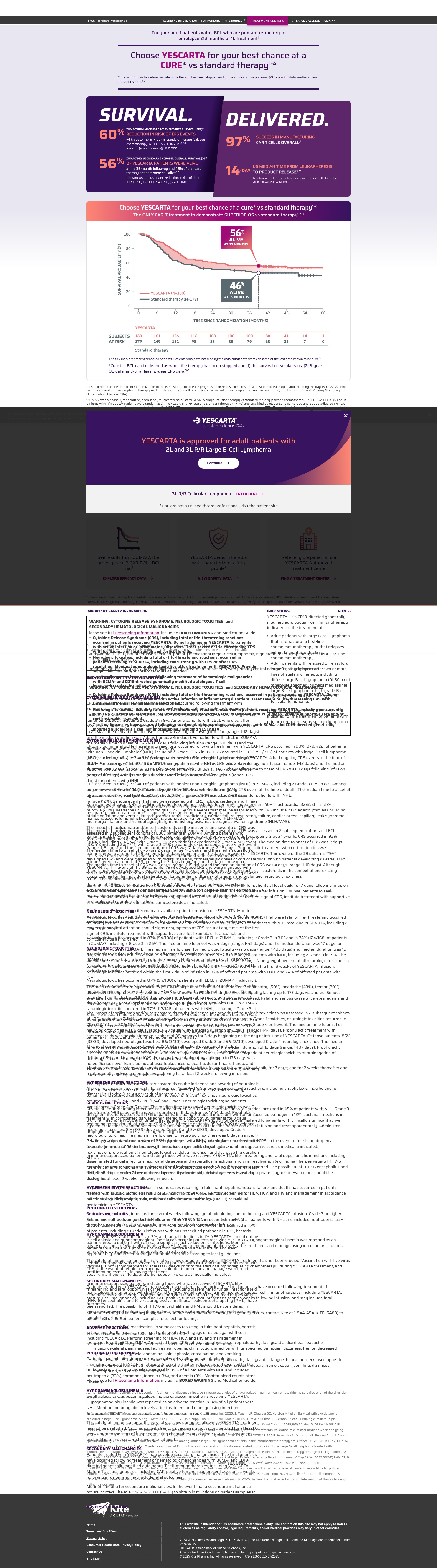 Screenshot of www.yescartahcp.com