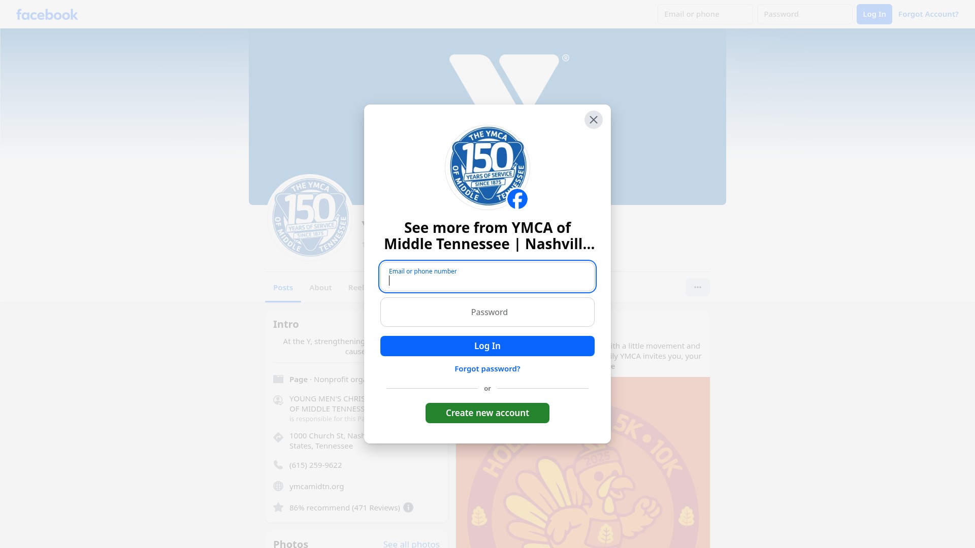 Screenshot of www.ymcamidtn.org
