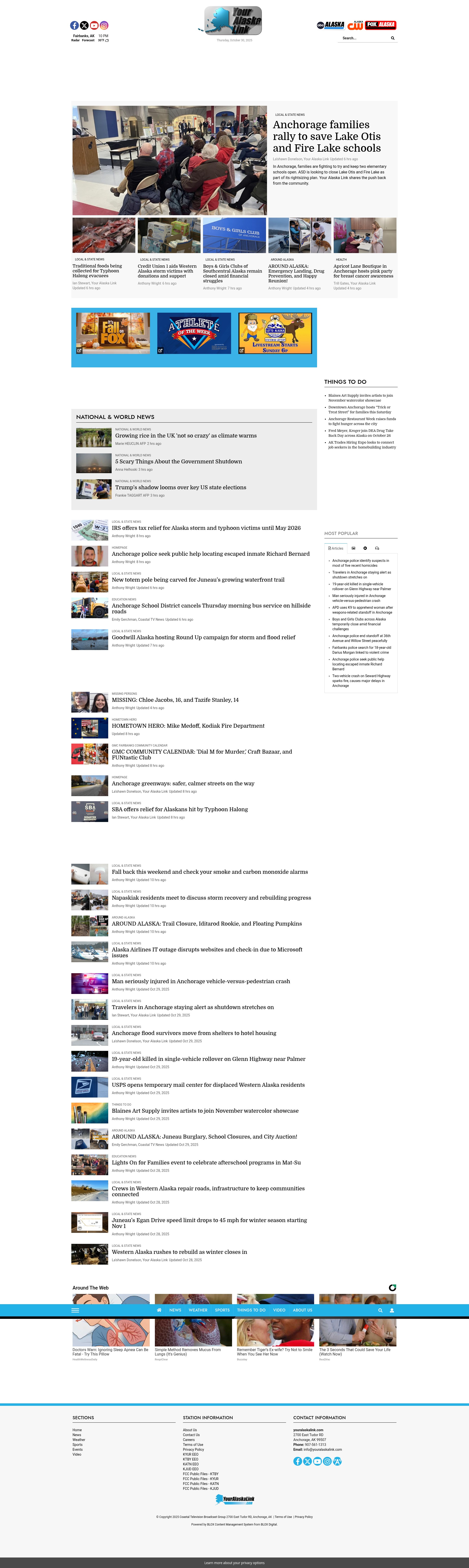 Screenshot of www.youralaskalink.com