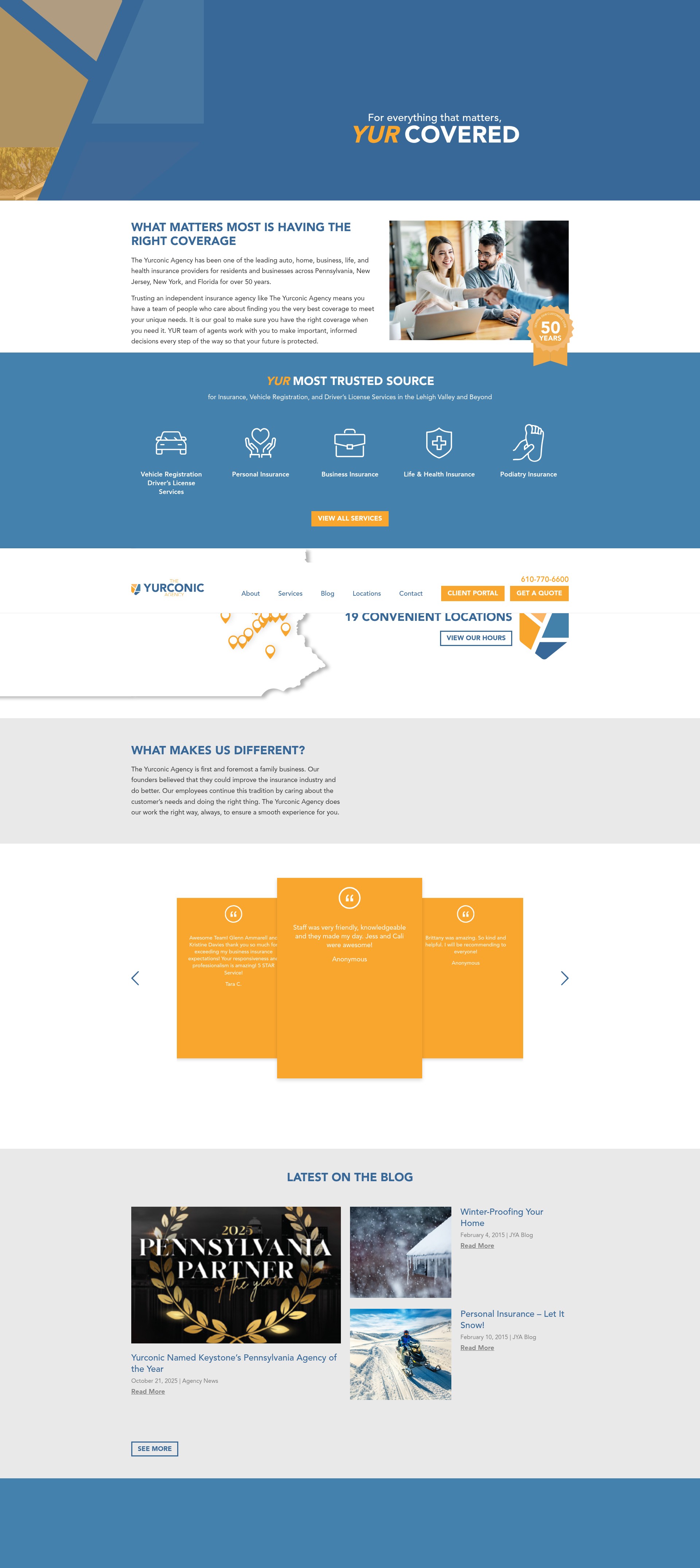 Screenshot of www.yurconic.com