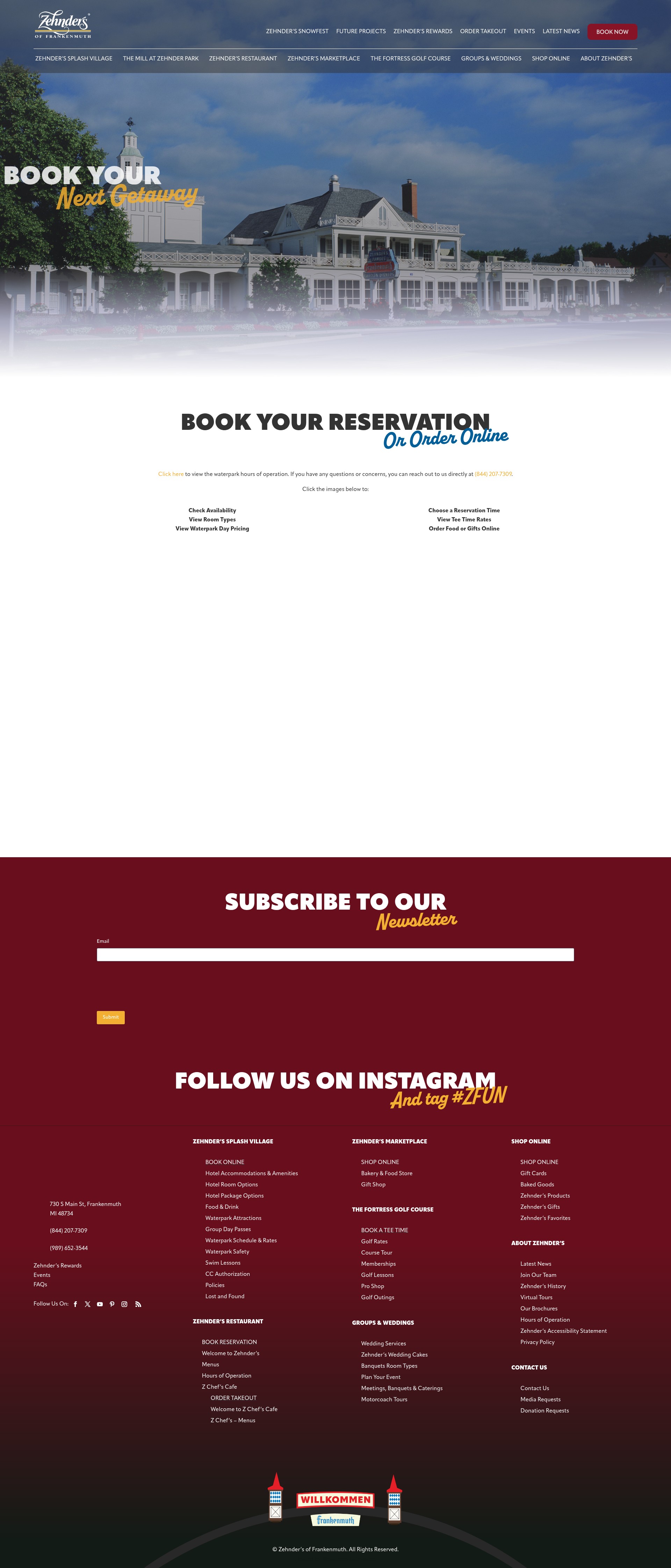 Screenshot of www.zehnders.com