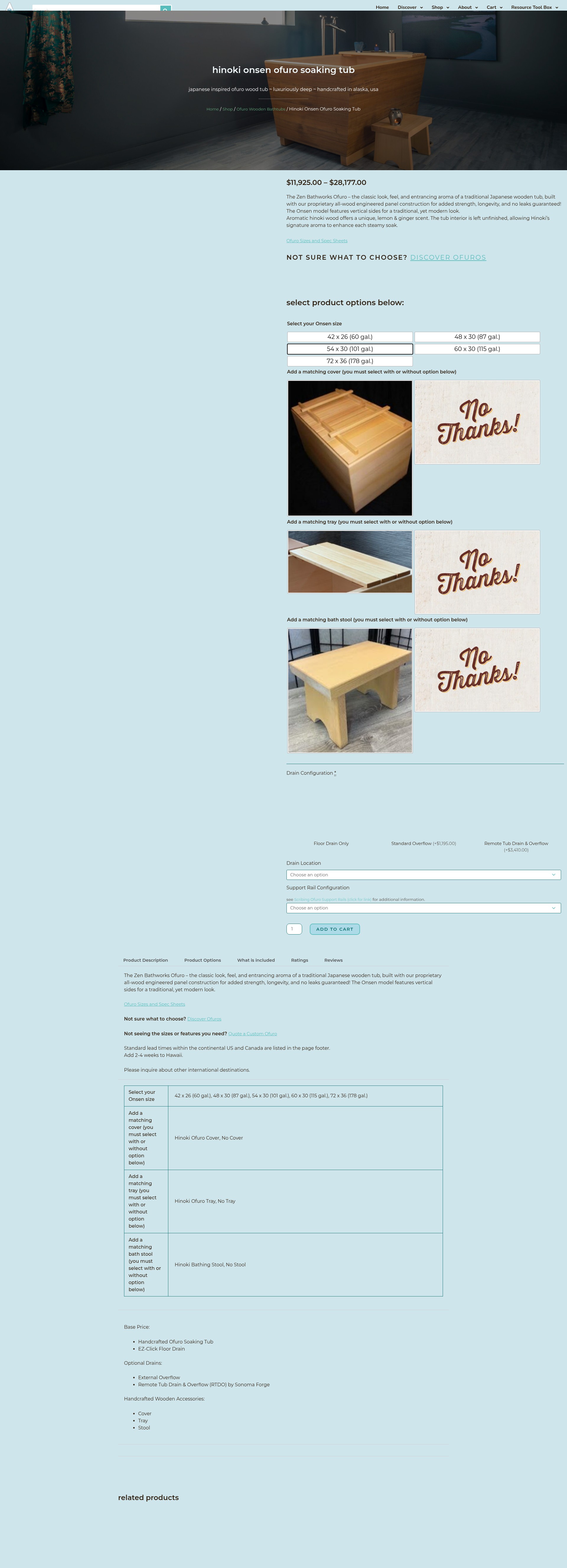 Screenshot of www.zenbathworks.com