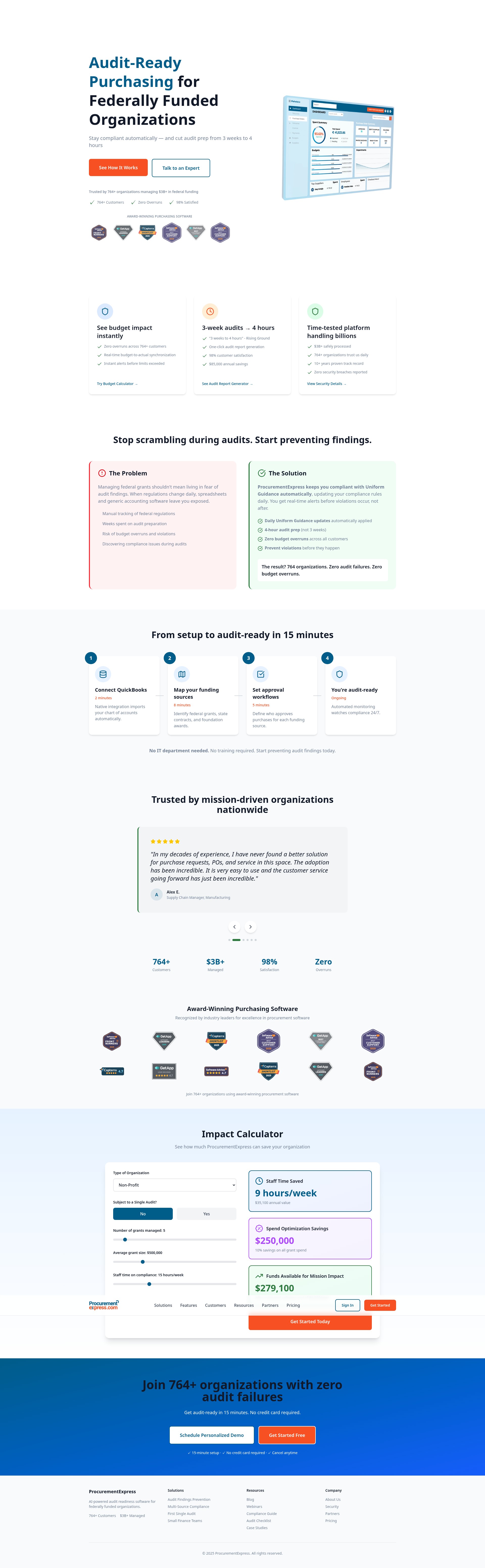 Screenshot of www2.procurementexpress.com