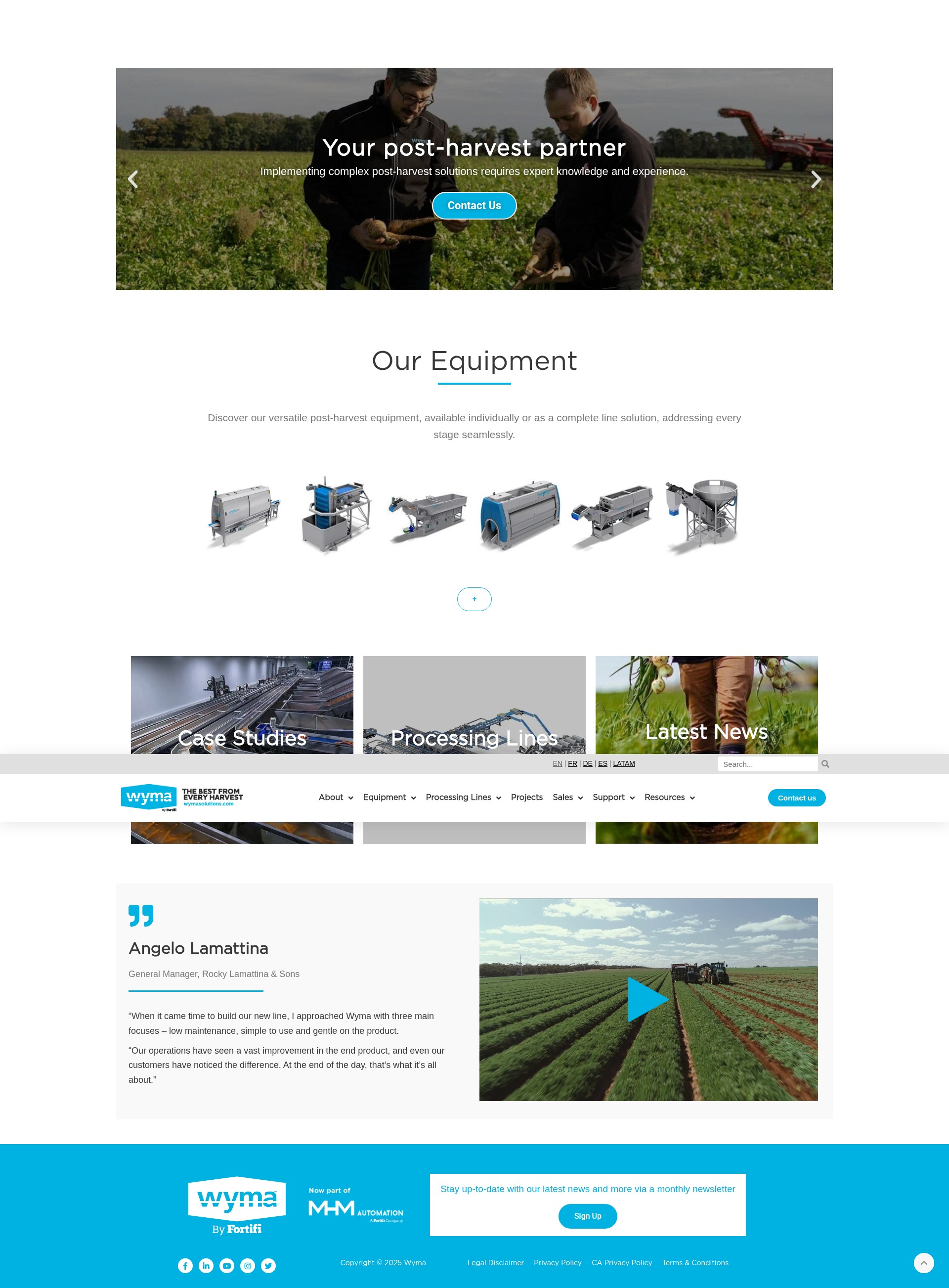 Screenshot of wymasolutions.com