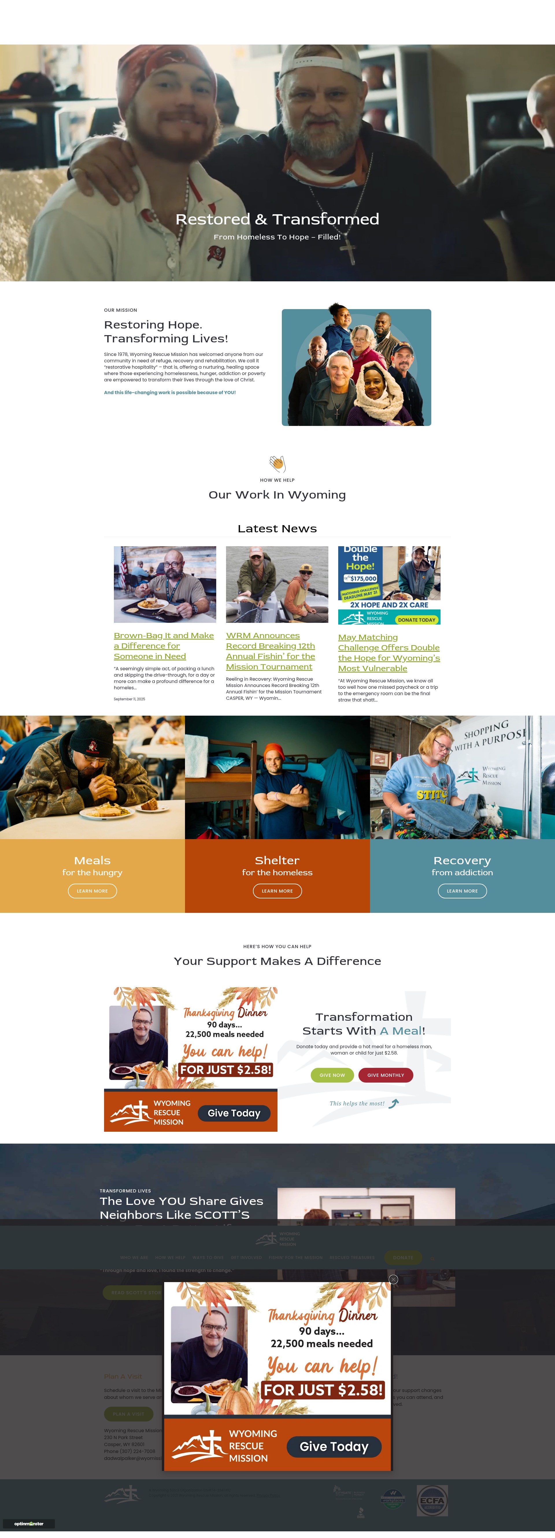 Screenshot of wyomission.org