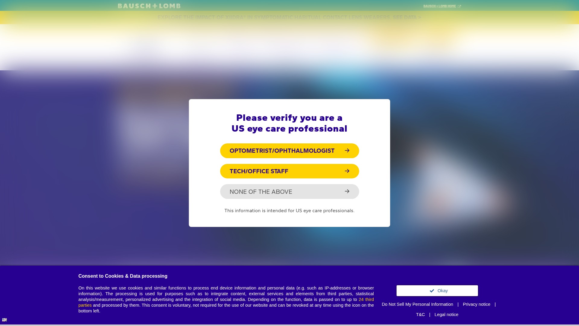Screenshot of xiidra-ecp.com