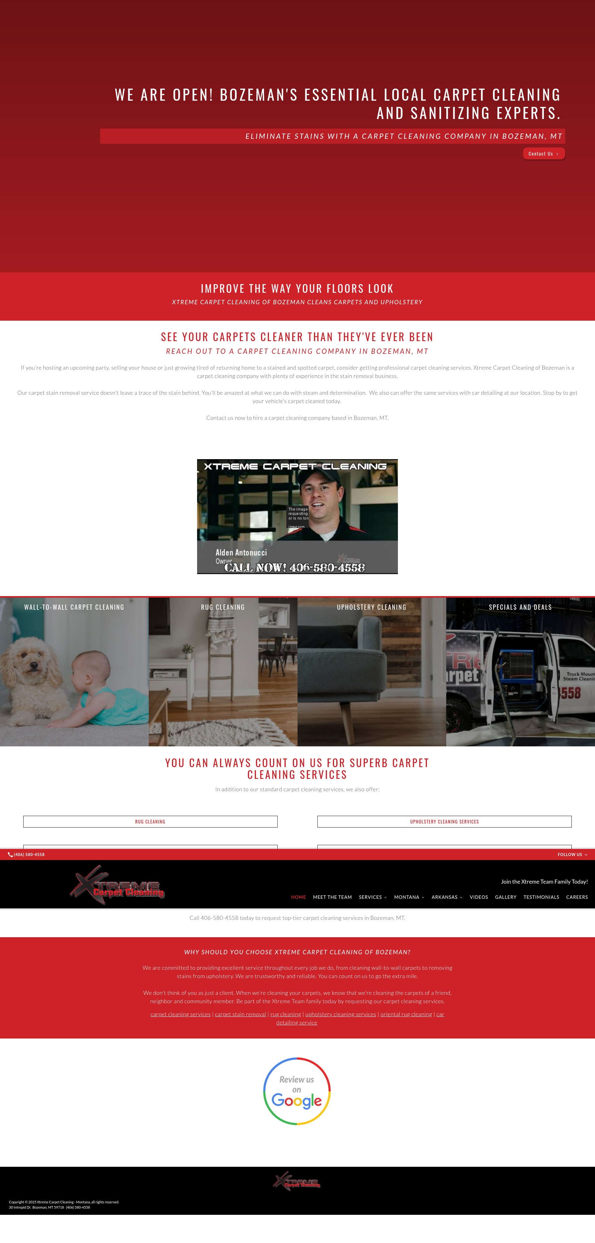 Screenshot of xtremecarpetcleaning.biz