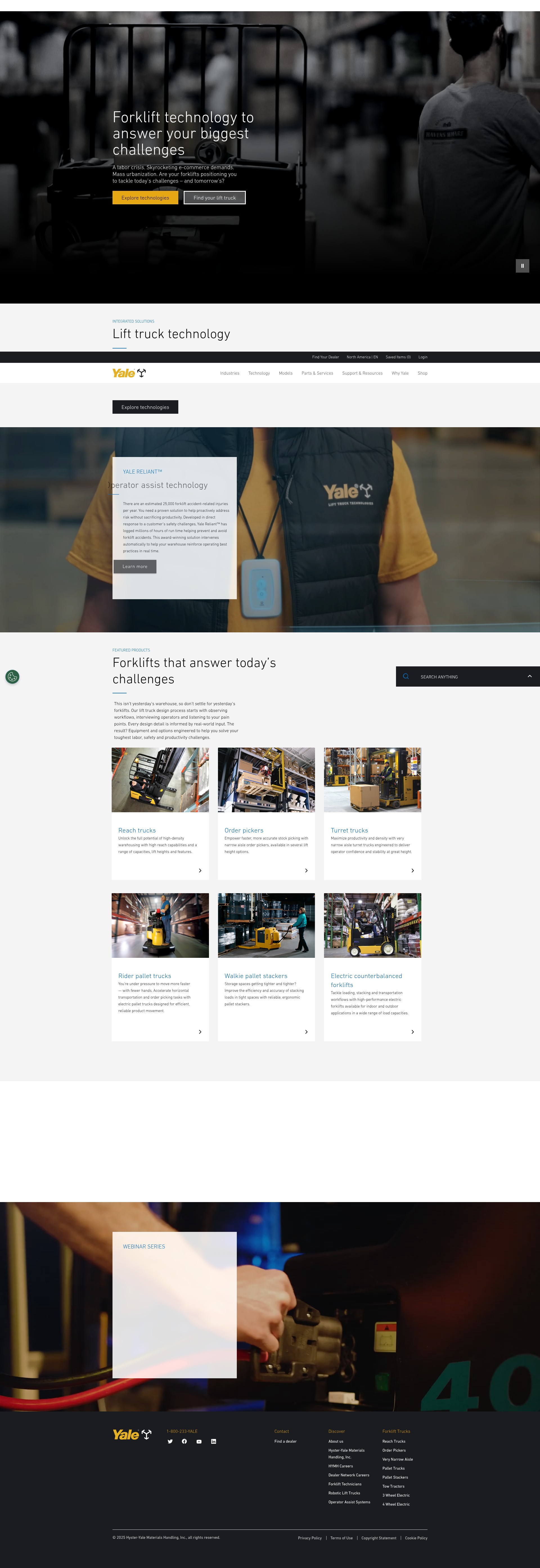 Screenshot of yale.com